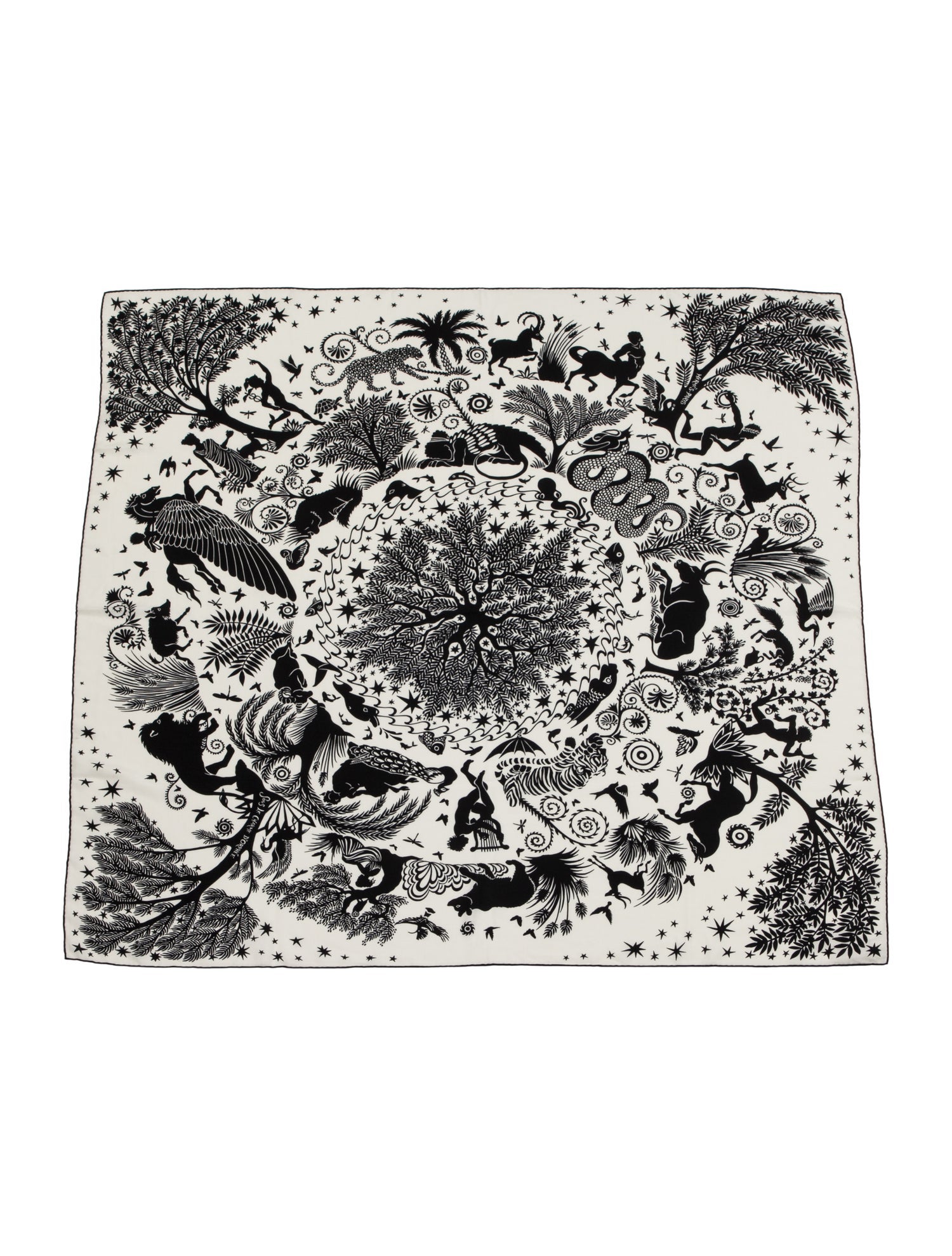 Hermès Sous Le Charme D'Orphee Cashmere Shawl