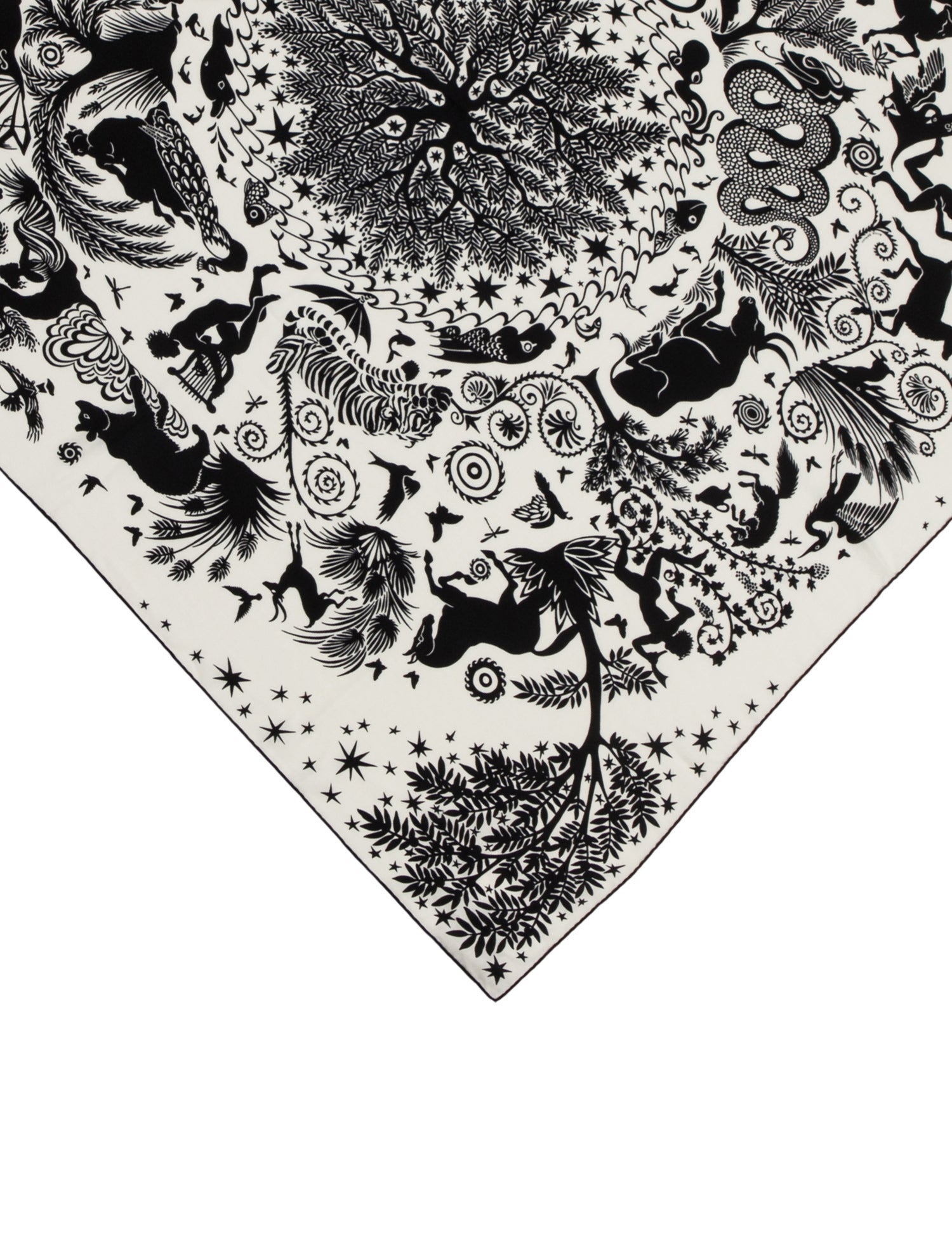 Hermès Sous Le Charme D'Orphee Cashmere Shawl