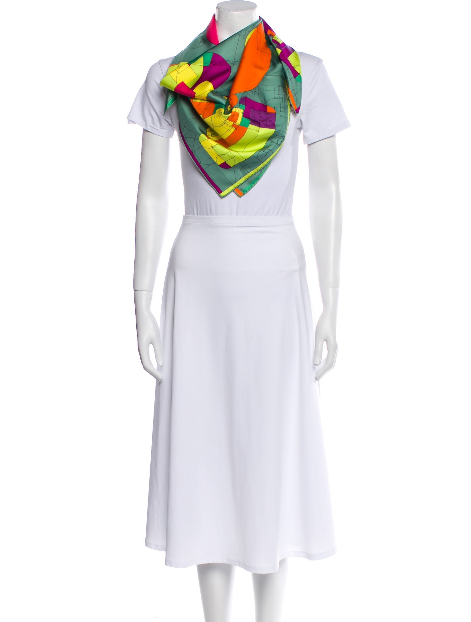 Hermès Echec au Roi Silk Scarf