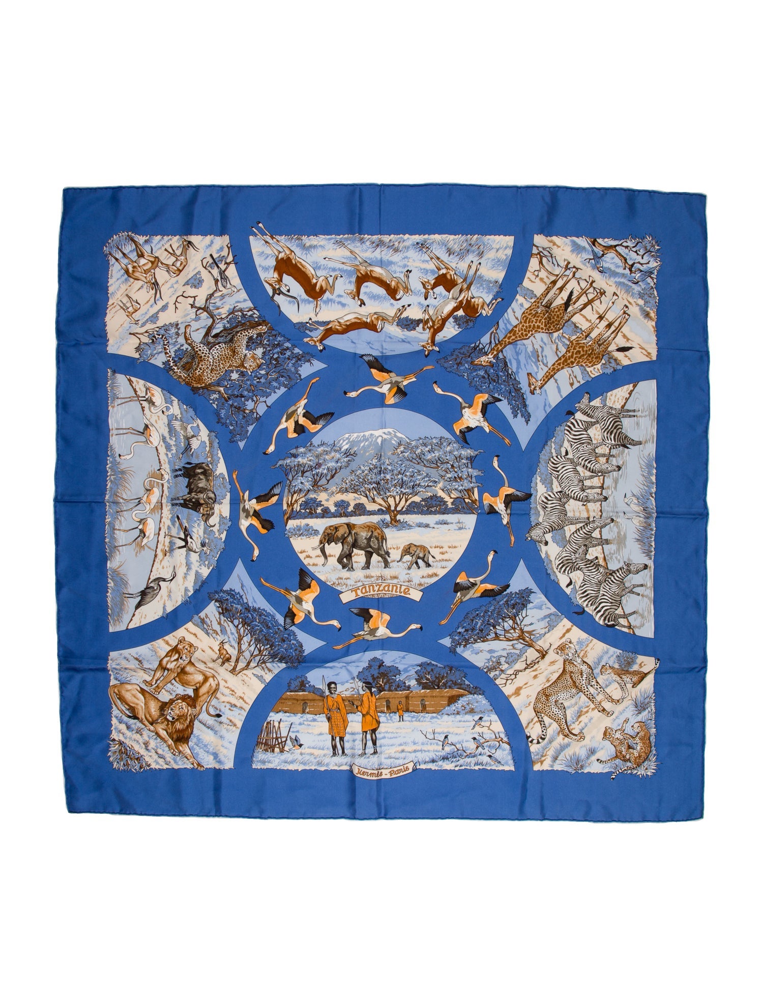 Hermès Tanzanie Silk Scarf