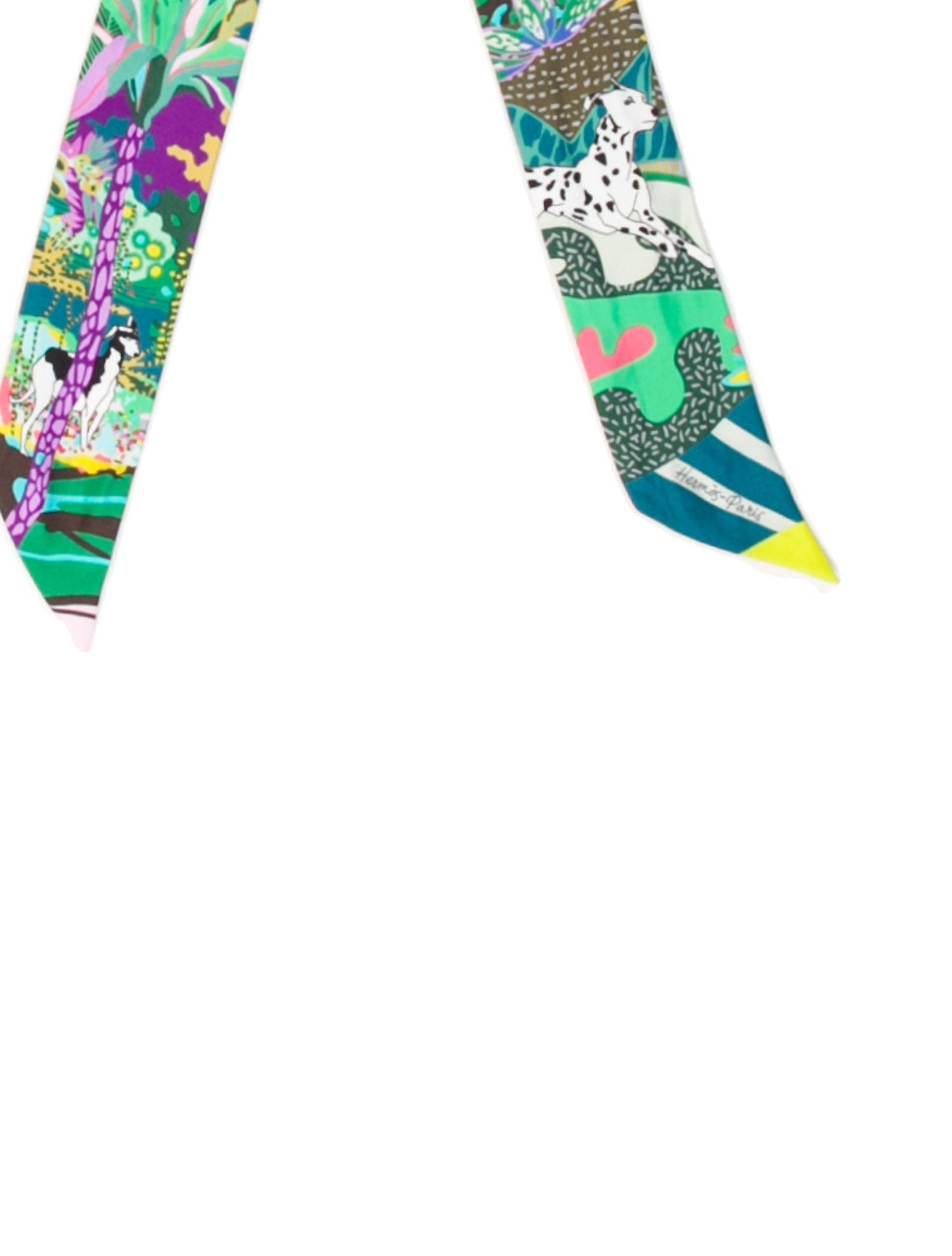 Hermès En Liberte! Silk Twilly Scarf