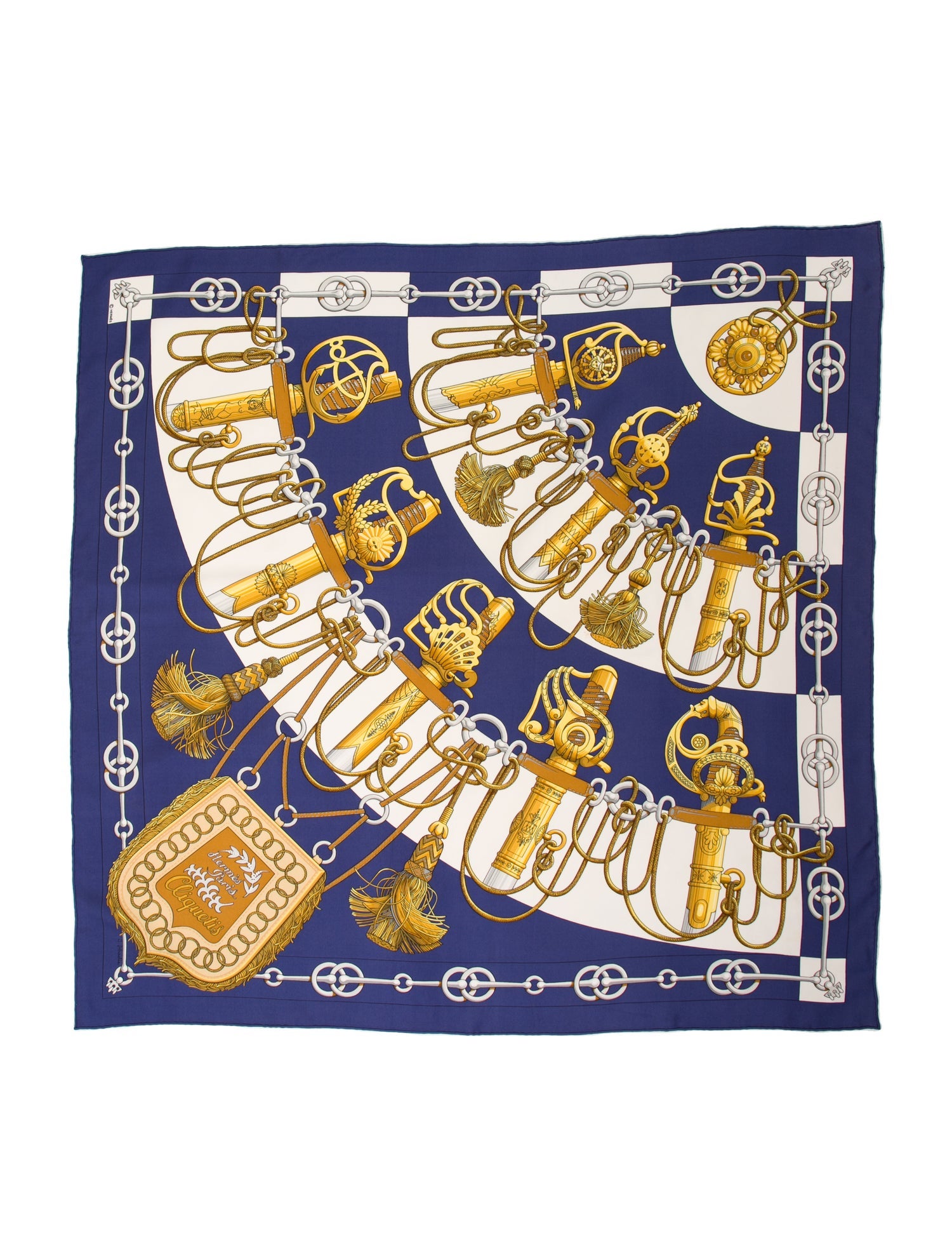 Hermès Cliquetis Silk Scarf