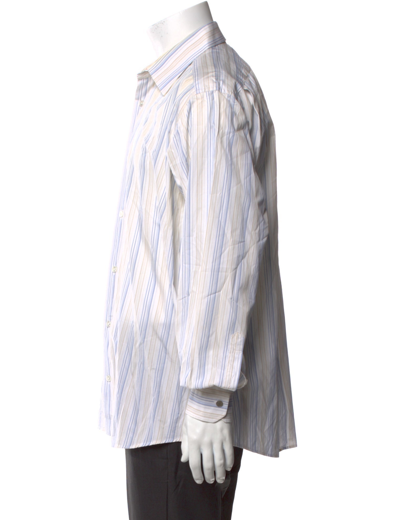 Hermès Striped Long Sleeve Shirt