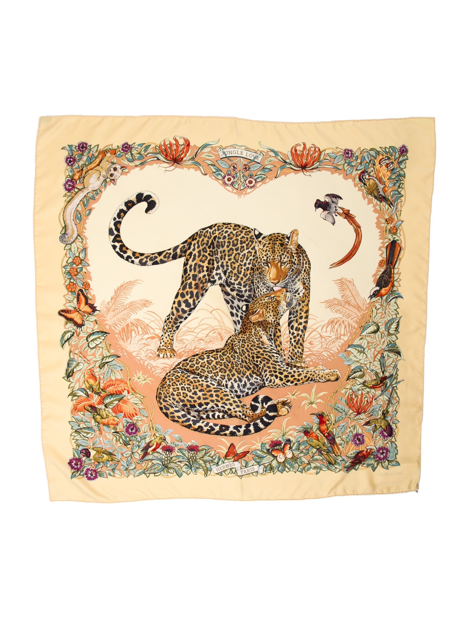Hermès Jungle Love Silk Scarf