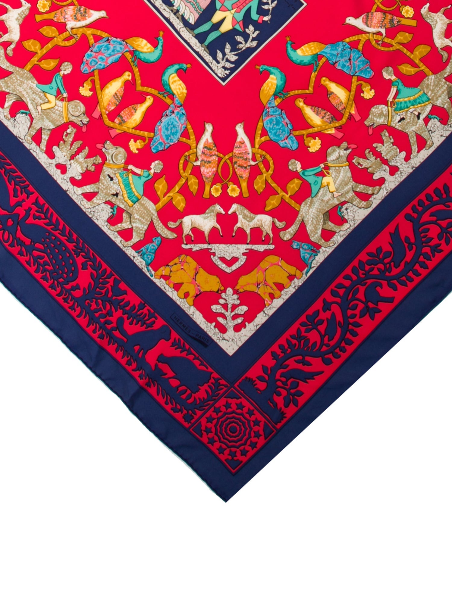 Hermès Early America Silk Scarf