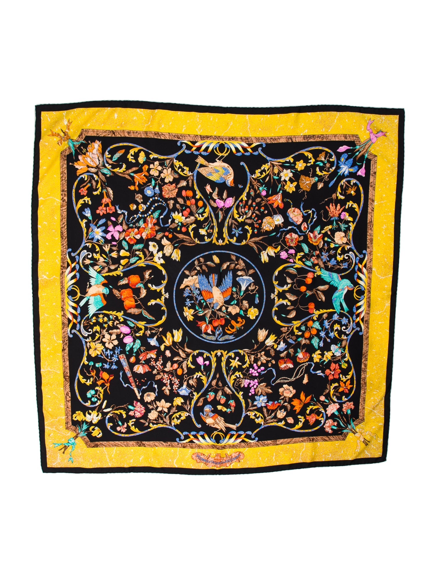 Hermès Pierres d'Orient Et d'Occident Silk Scarf