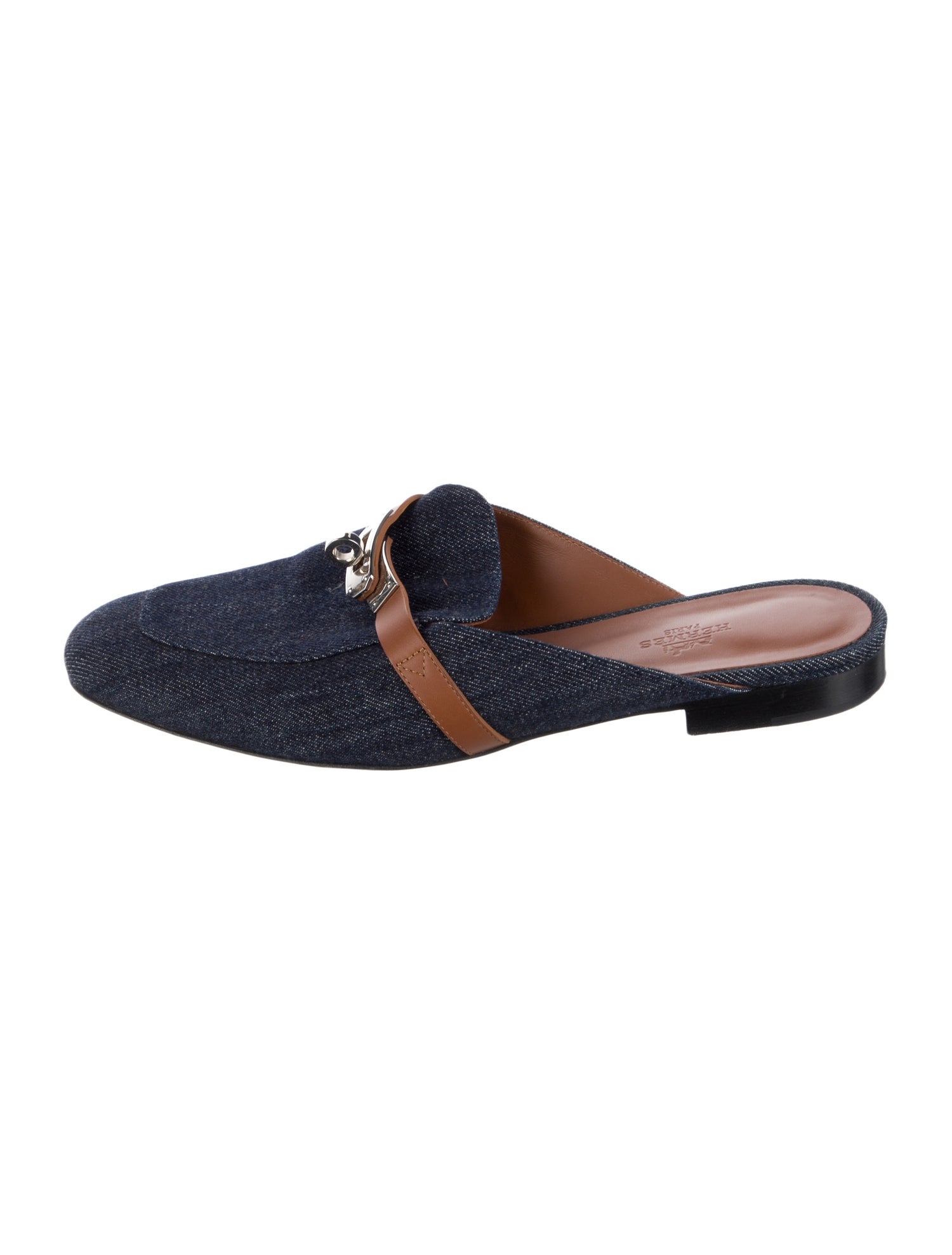 Hermès Oz Denim Mules