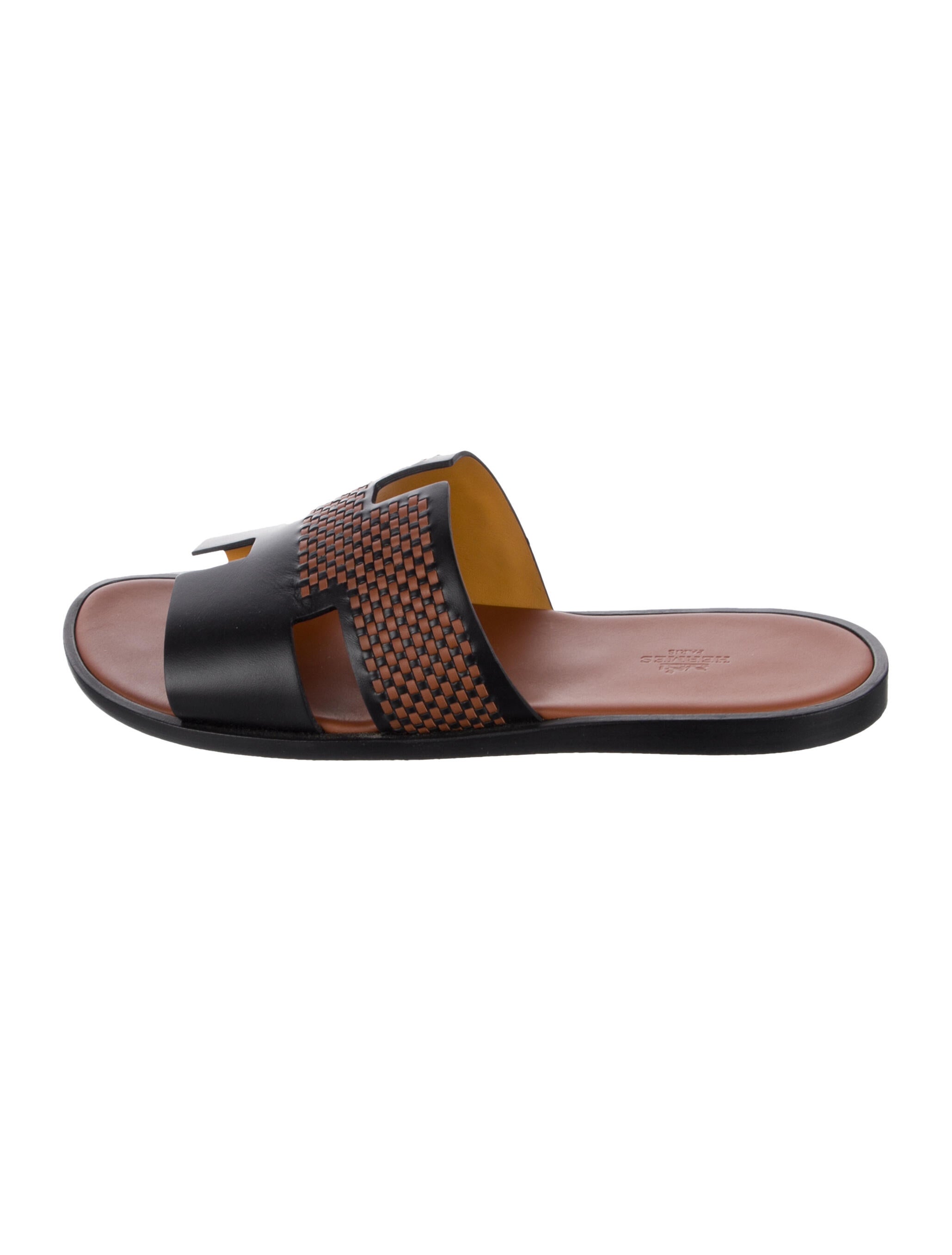 Hermès Izmir Leather Slides