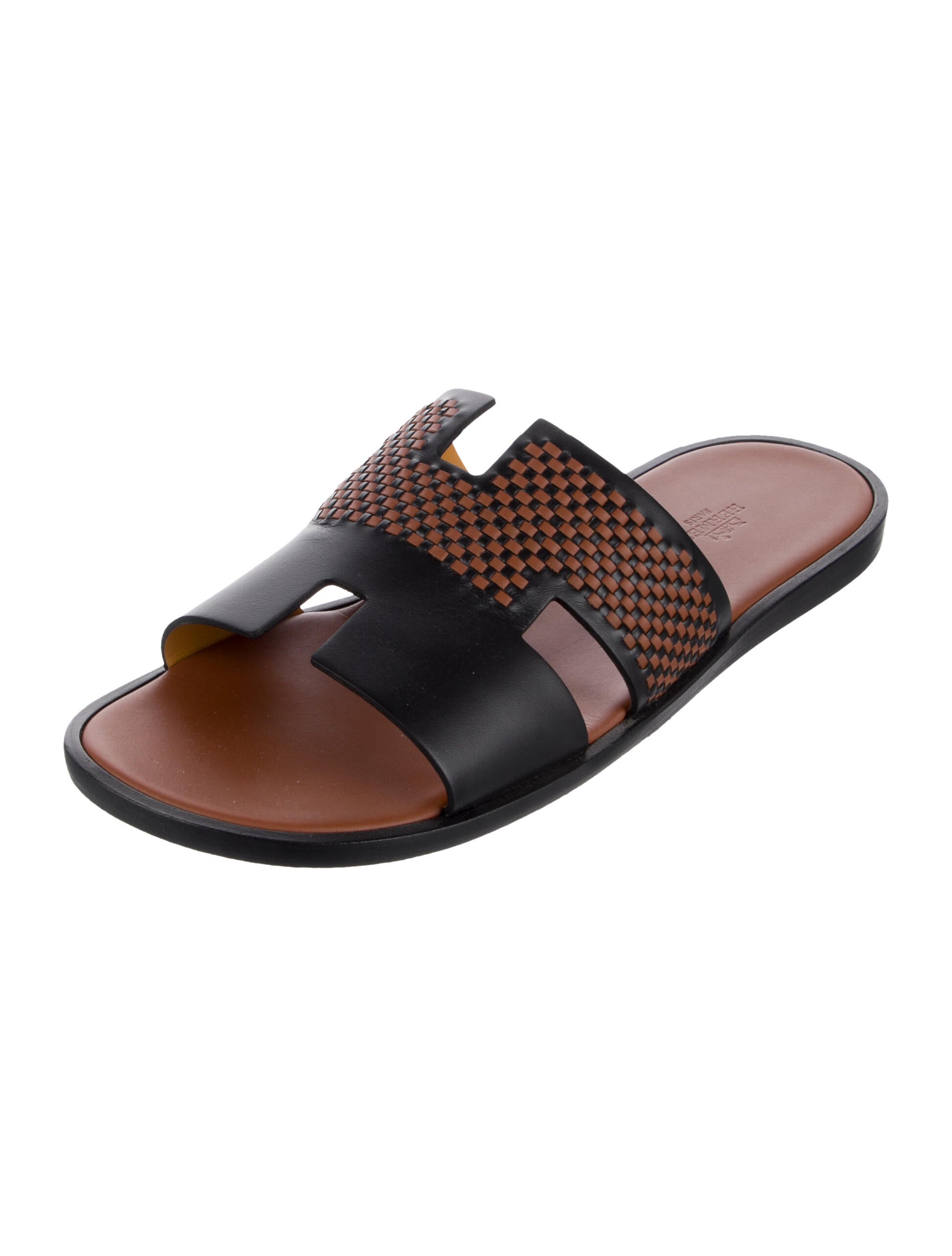 Hermès Izmir Leather Slides