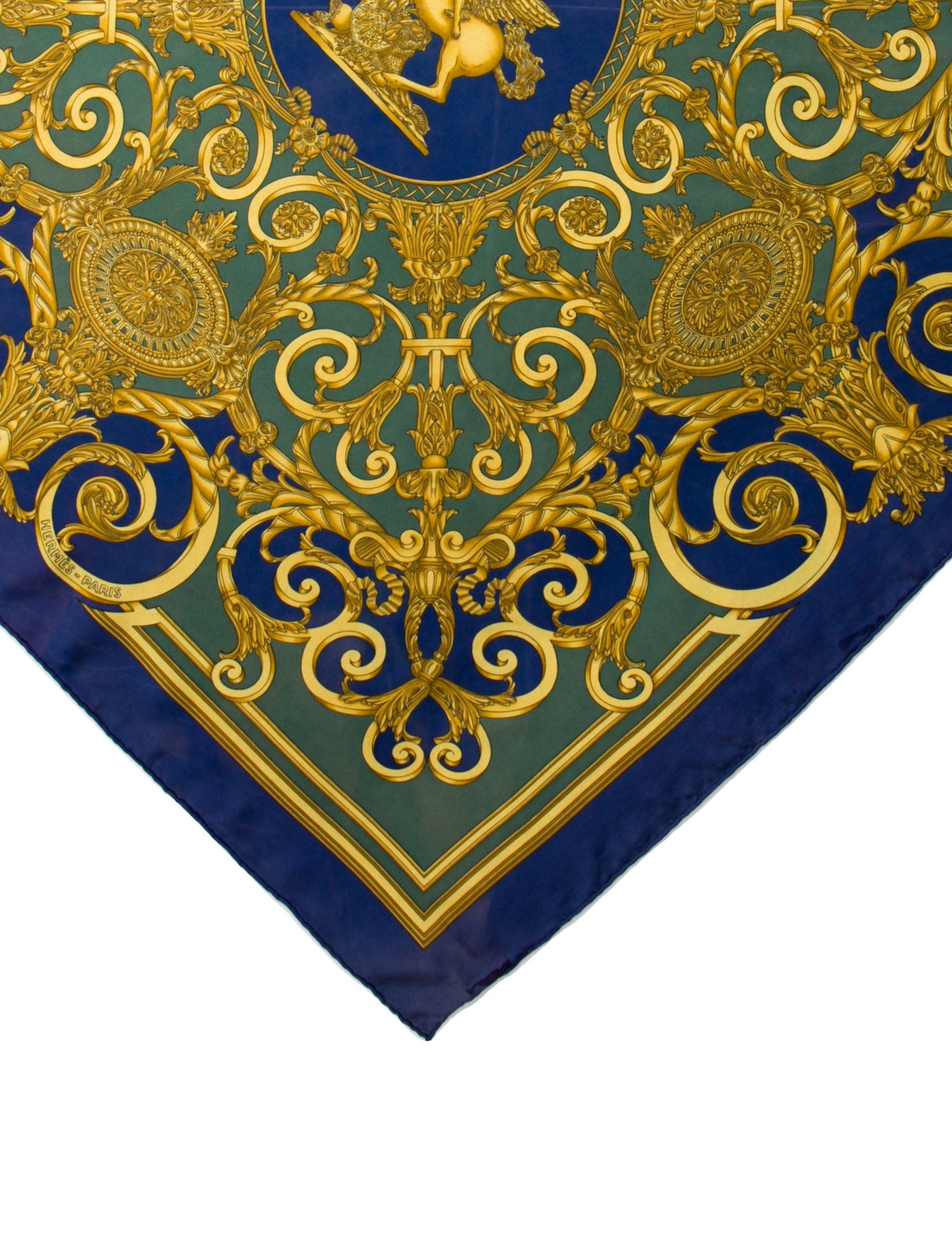 Hermès Les Tuileries Silk Scarf