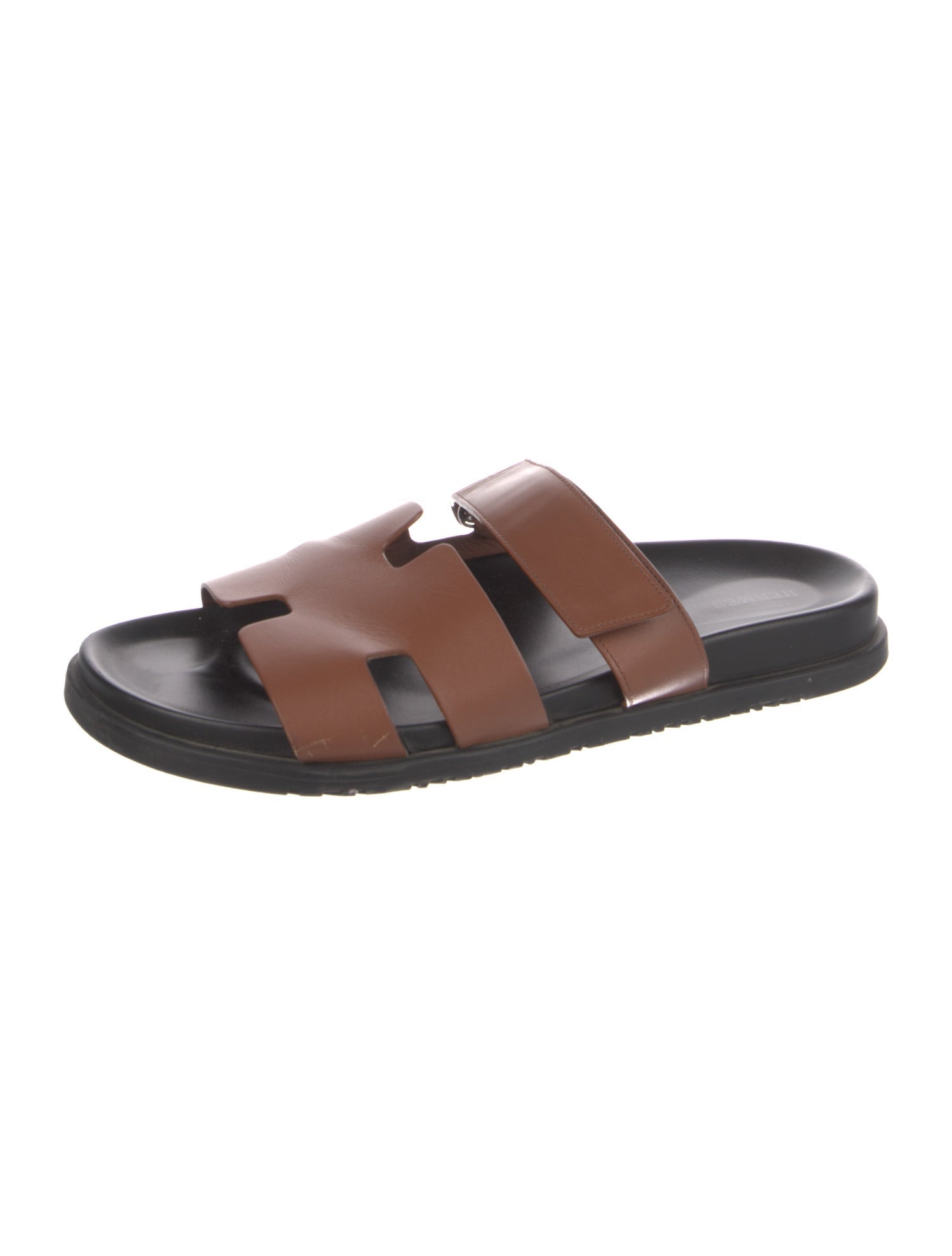 Hermès Chypre Calfskin Slides