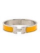 Hermès Enamel Clic H Cuff Bracelet