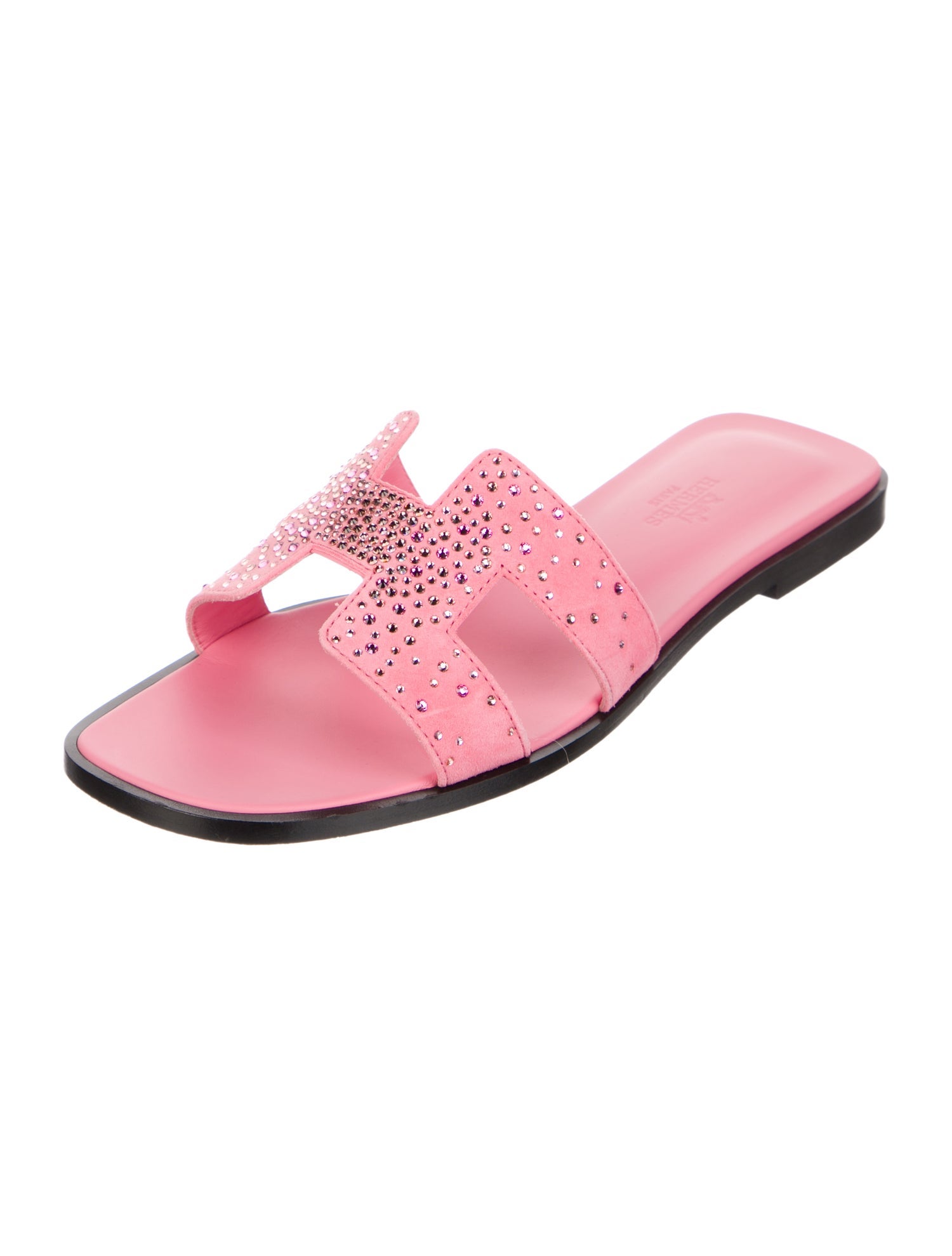 Hermès Oran Suede Slides