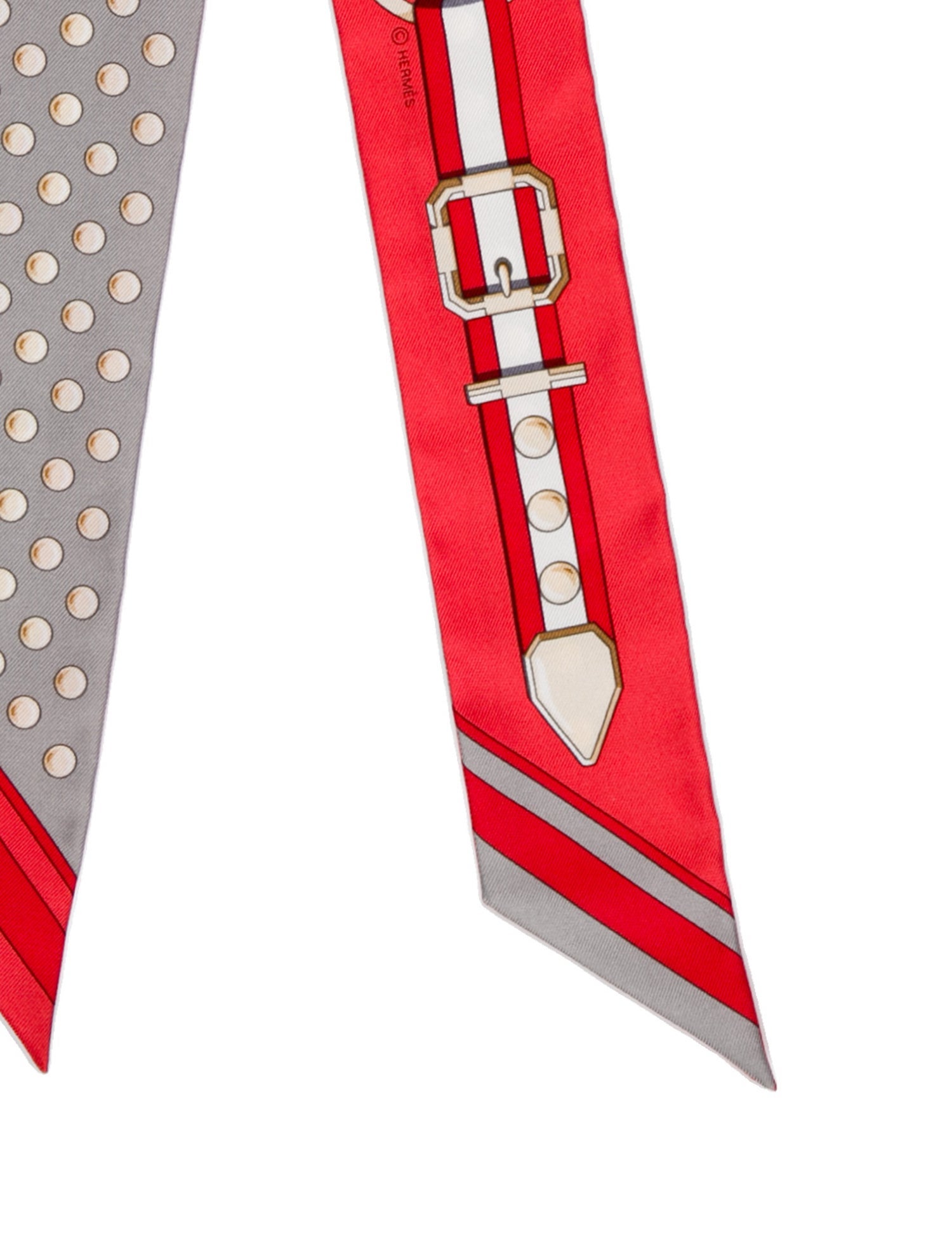 Hermès Grand Tralala Silk Twilly Scarf