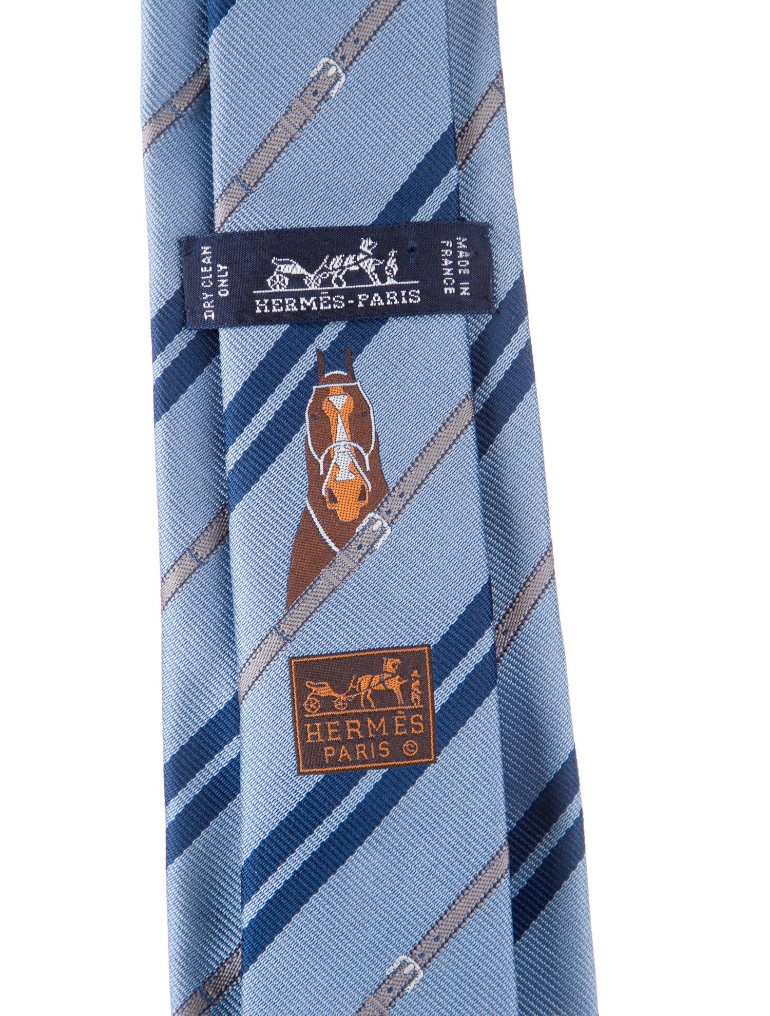 Hermès Printed Tie w/Tags