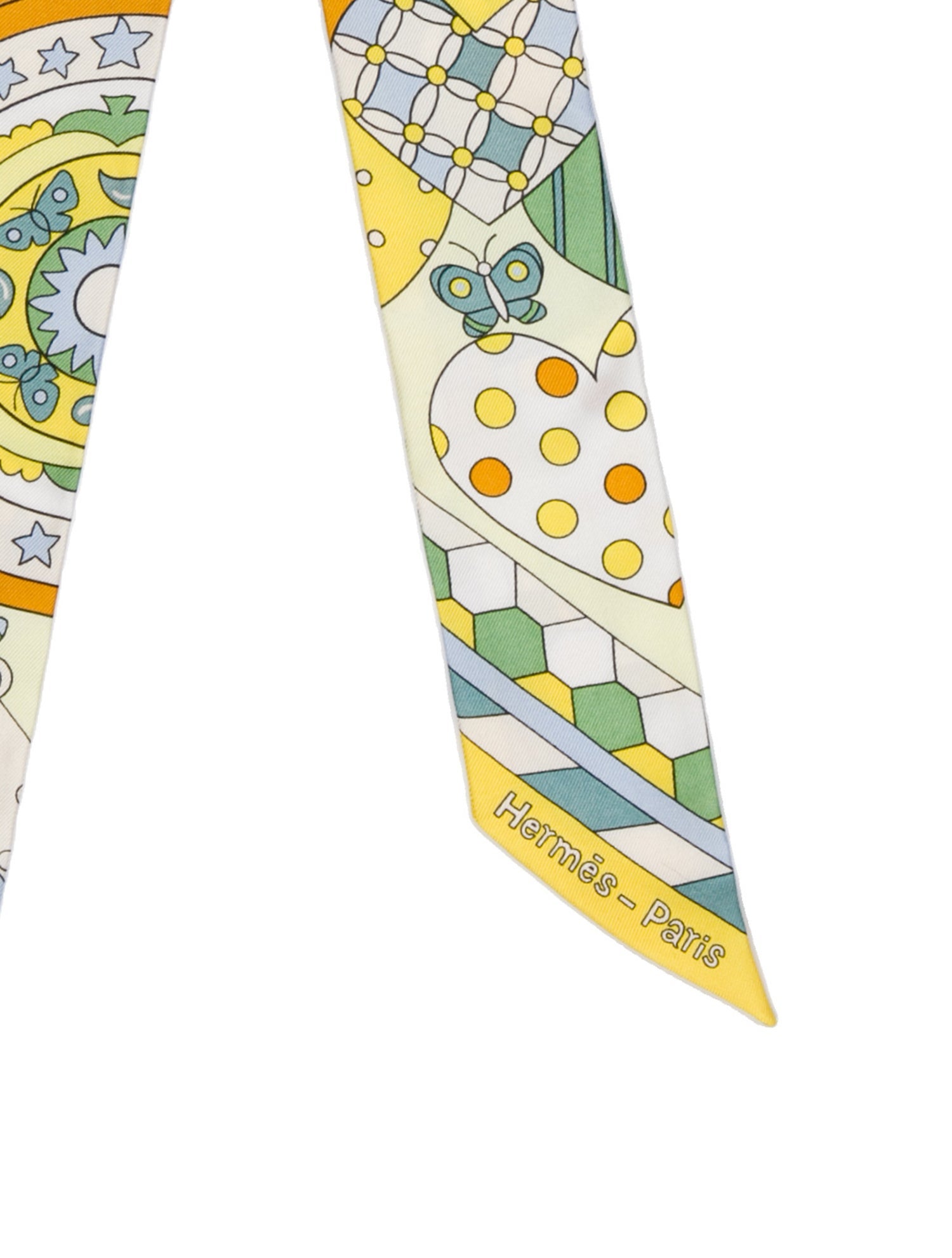 Hermès Les Murmures de la Foret Silk Twilly Scarf w/ Tags