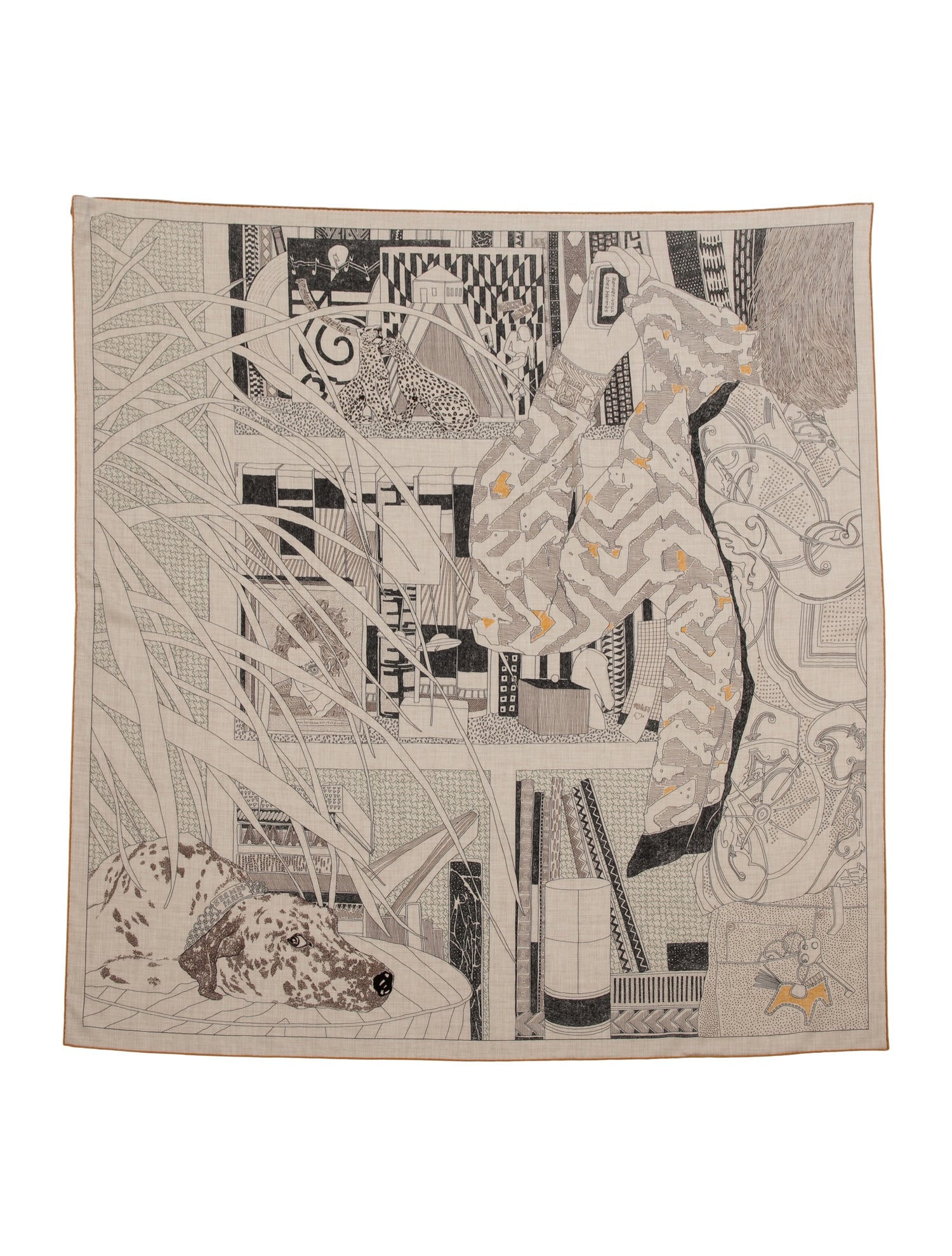 Hermès Rendez-Vous Chez Hermes Cashmere Shawl