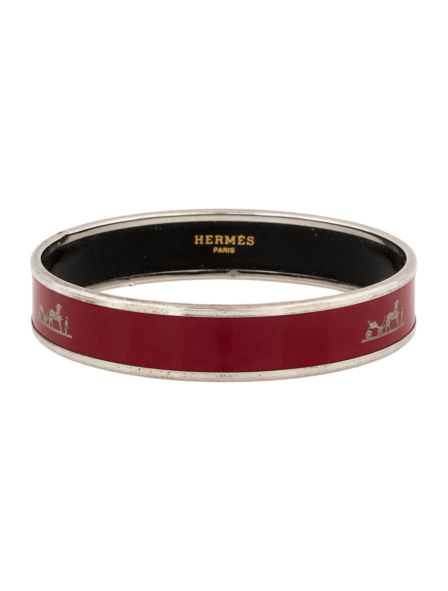 Hermès Calèche Enamel Bangle