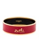 Hermès Enamel Wide Bangle Bracelet
