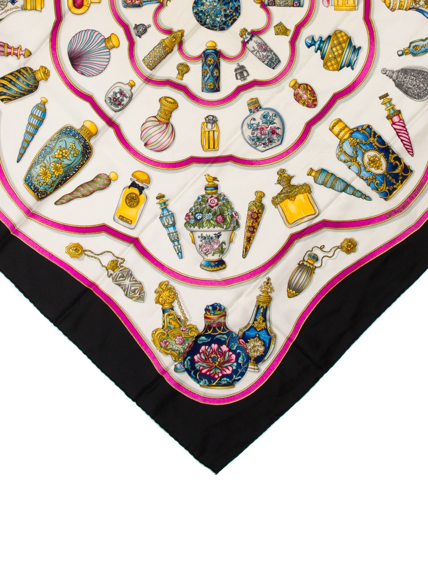 Hermès Pourvu qu`on ait L`ivesse Silk Scarf