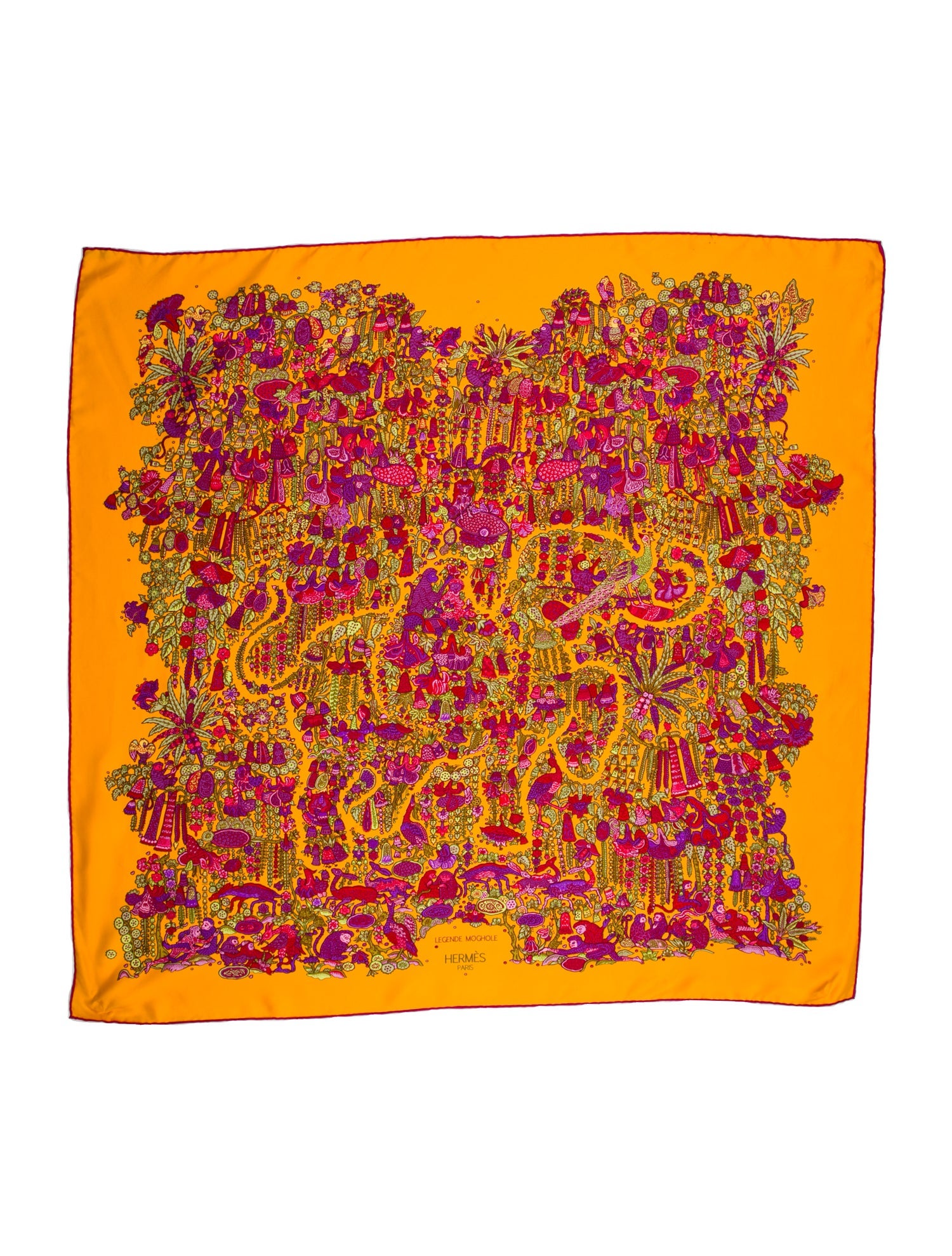 Hermès Legende Moghole Silk Scarf