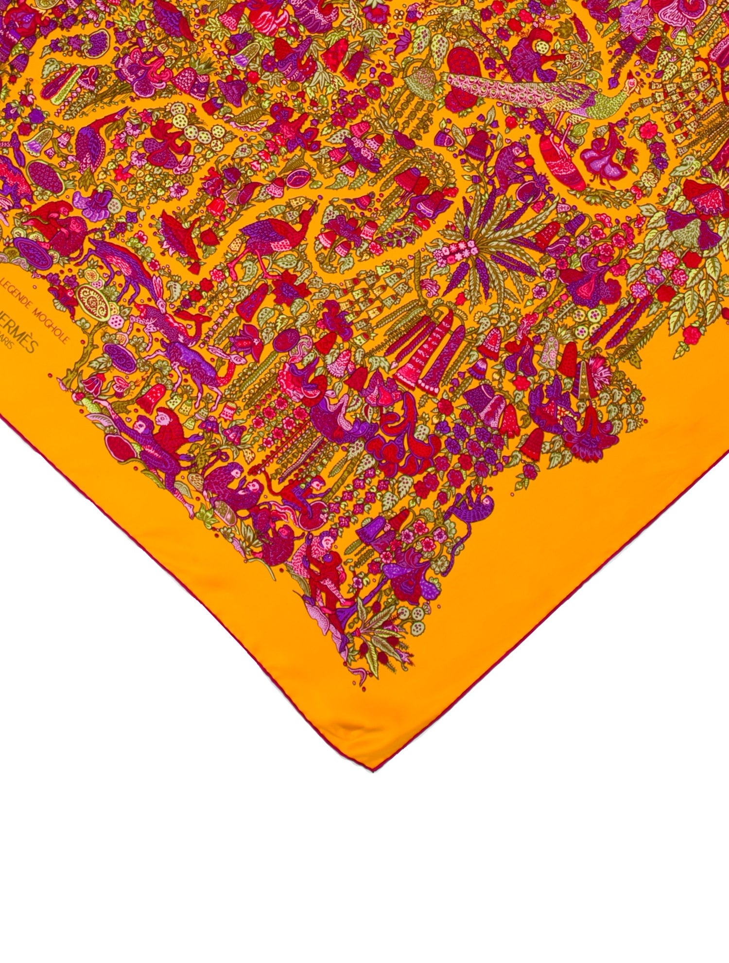 Hermès Legende Moghole Silk Scarf
