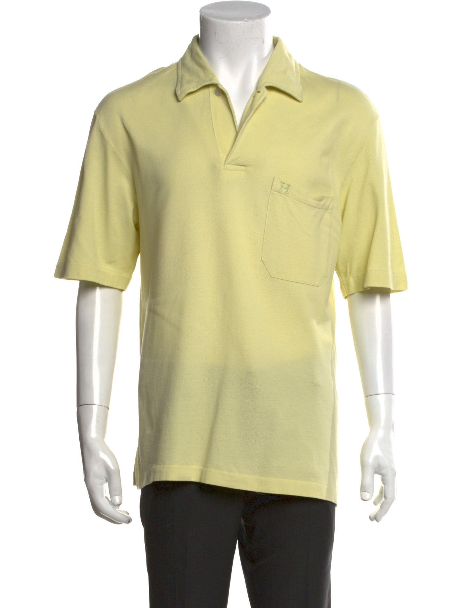 Hermès Collar Short Sleeve Polo Shirt