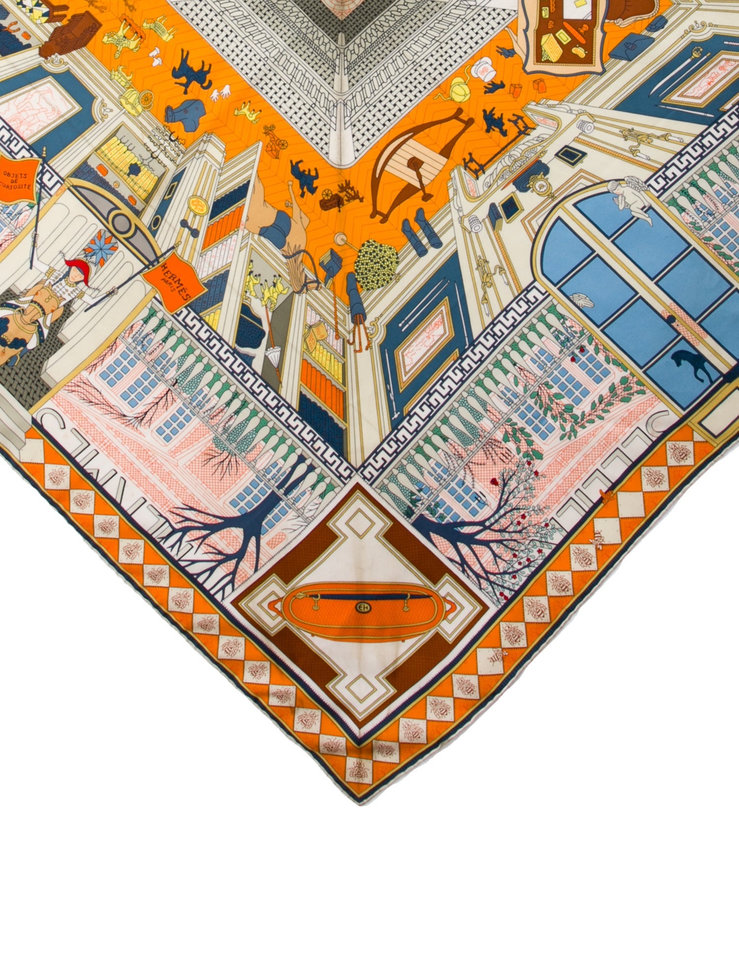 Hermès Objets de Curiosite Silk Scarf