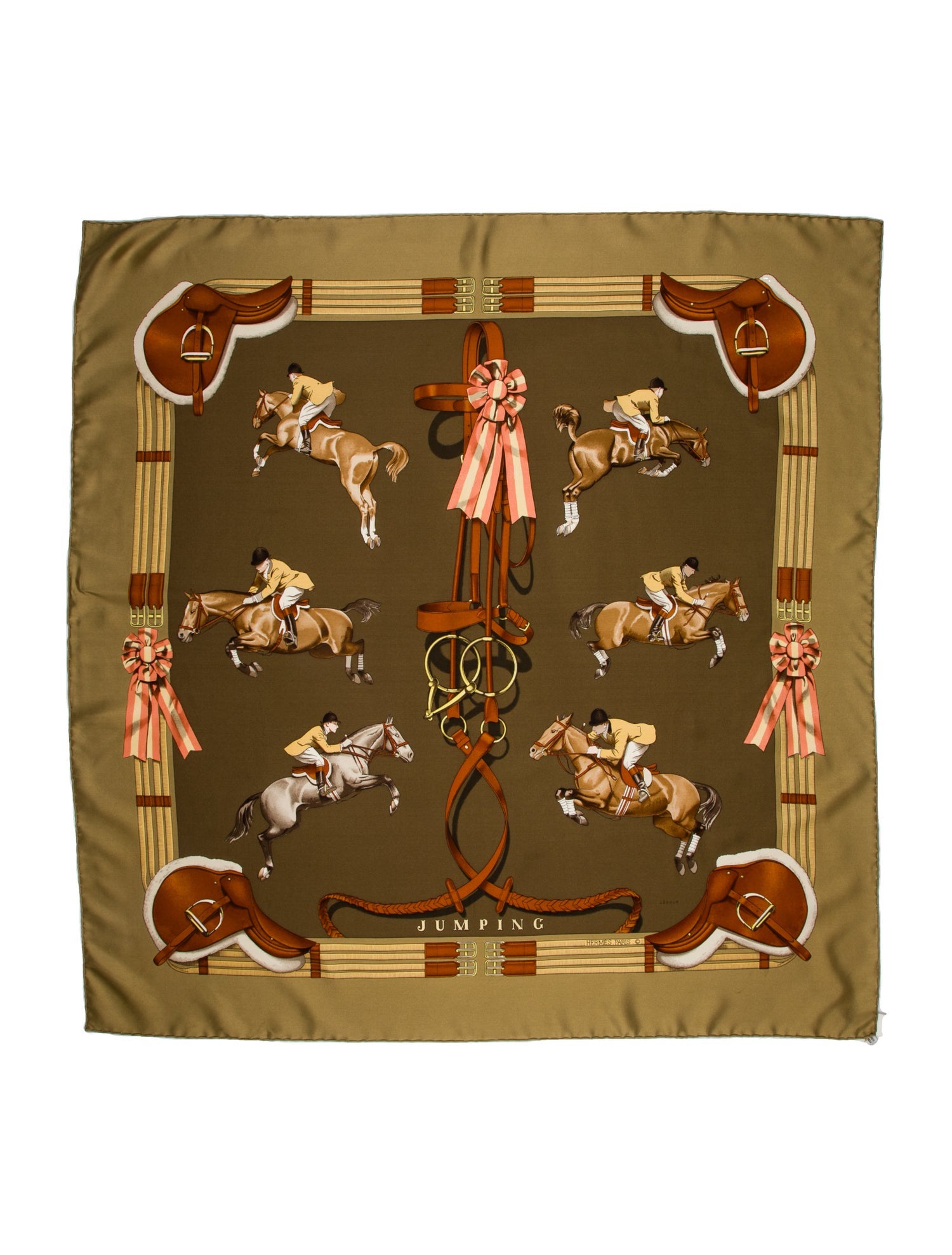 Hermès Jumping Silk Scarf