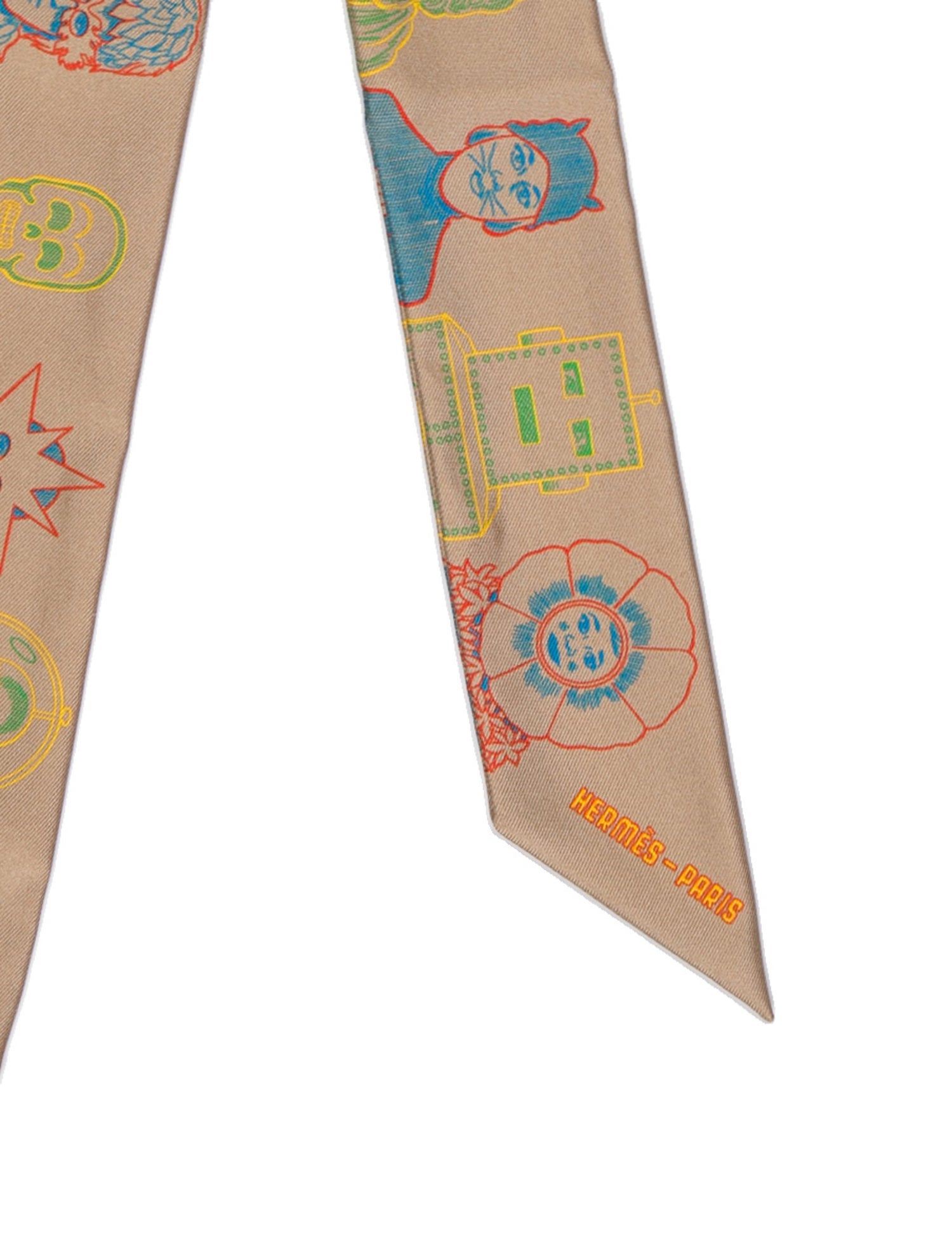 Hermès Dress Code Silk Twilly Scarf