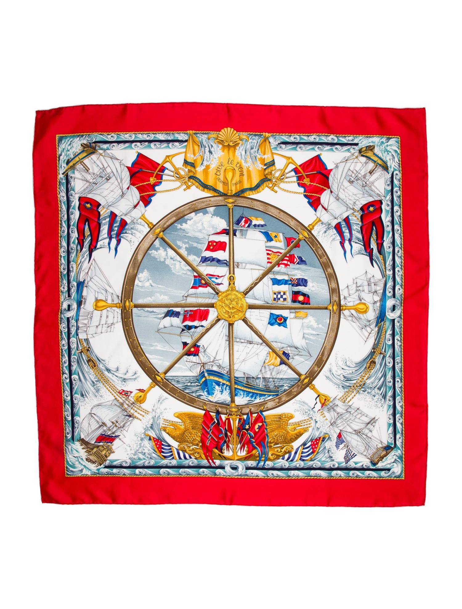 Hermès Vive Le Vent Silk Scarf
