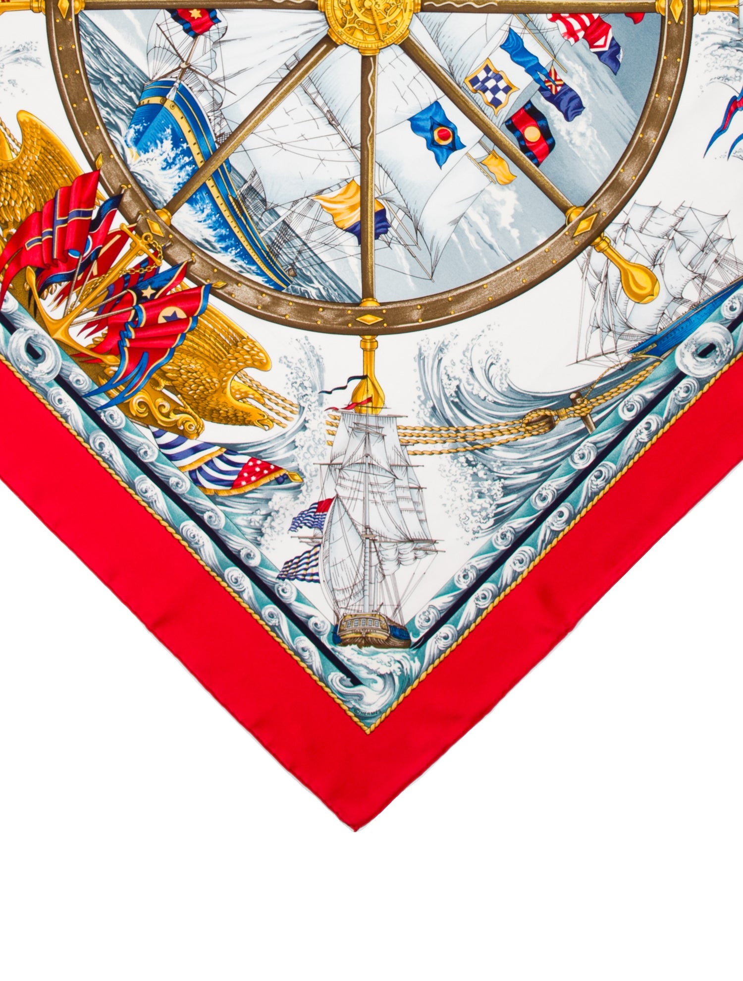 Hermès Vive Le Vent Silk Scarf