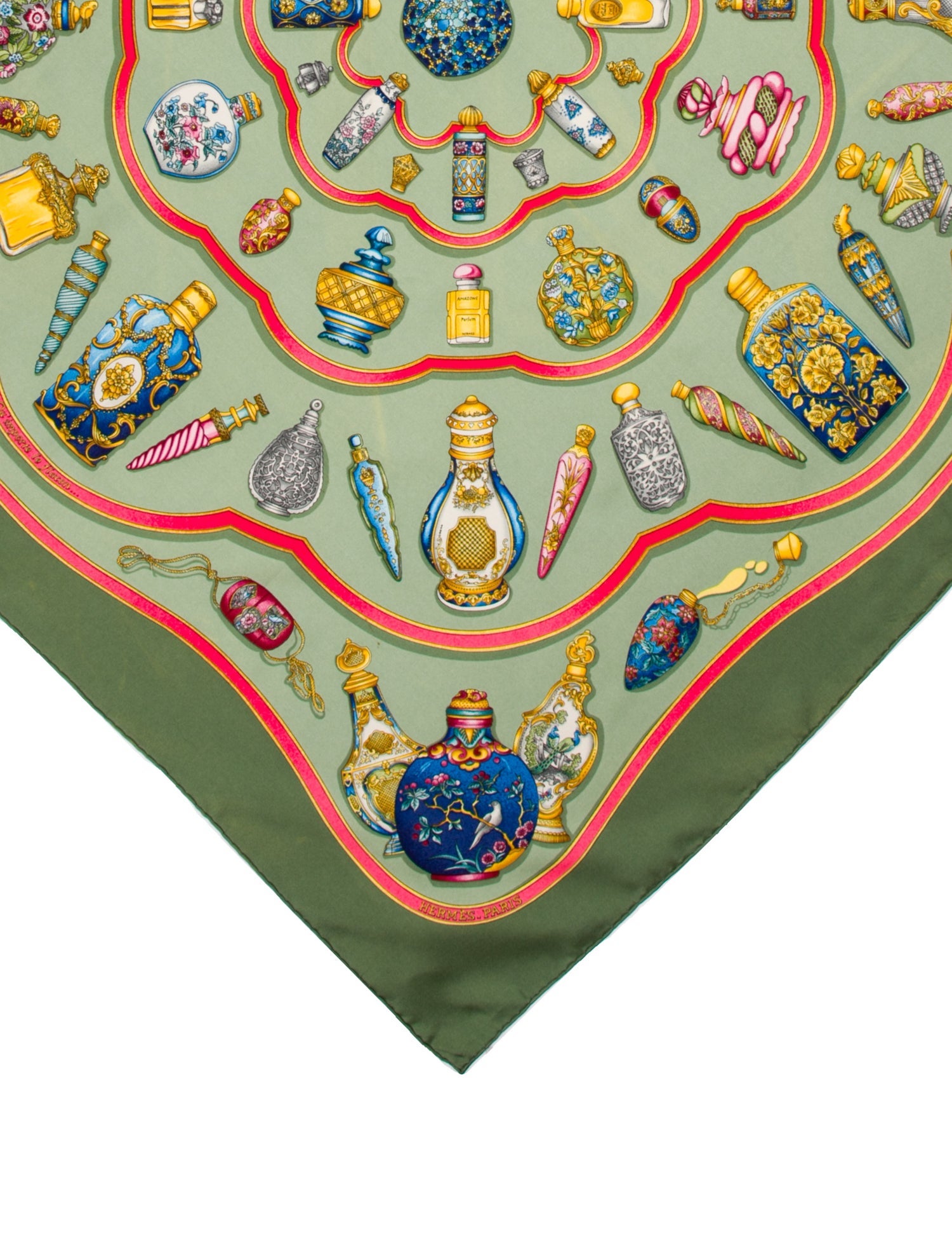 Hermès Qu'importe Le Flacon Silk Scarf