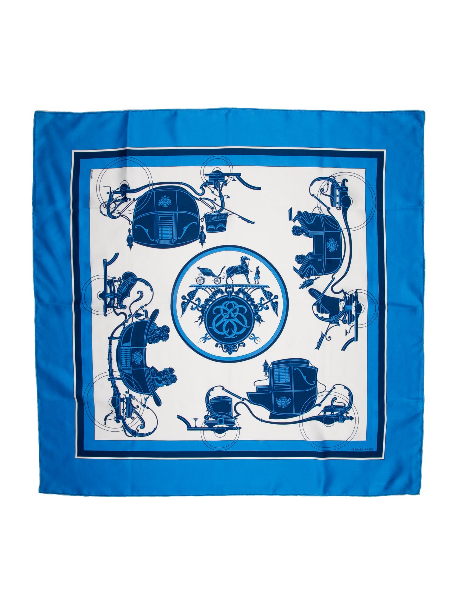 Hermès Ex-Libris Silk Scarf