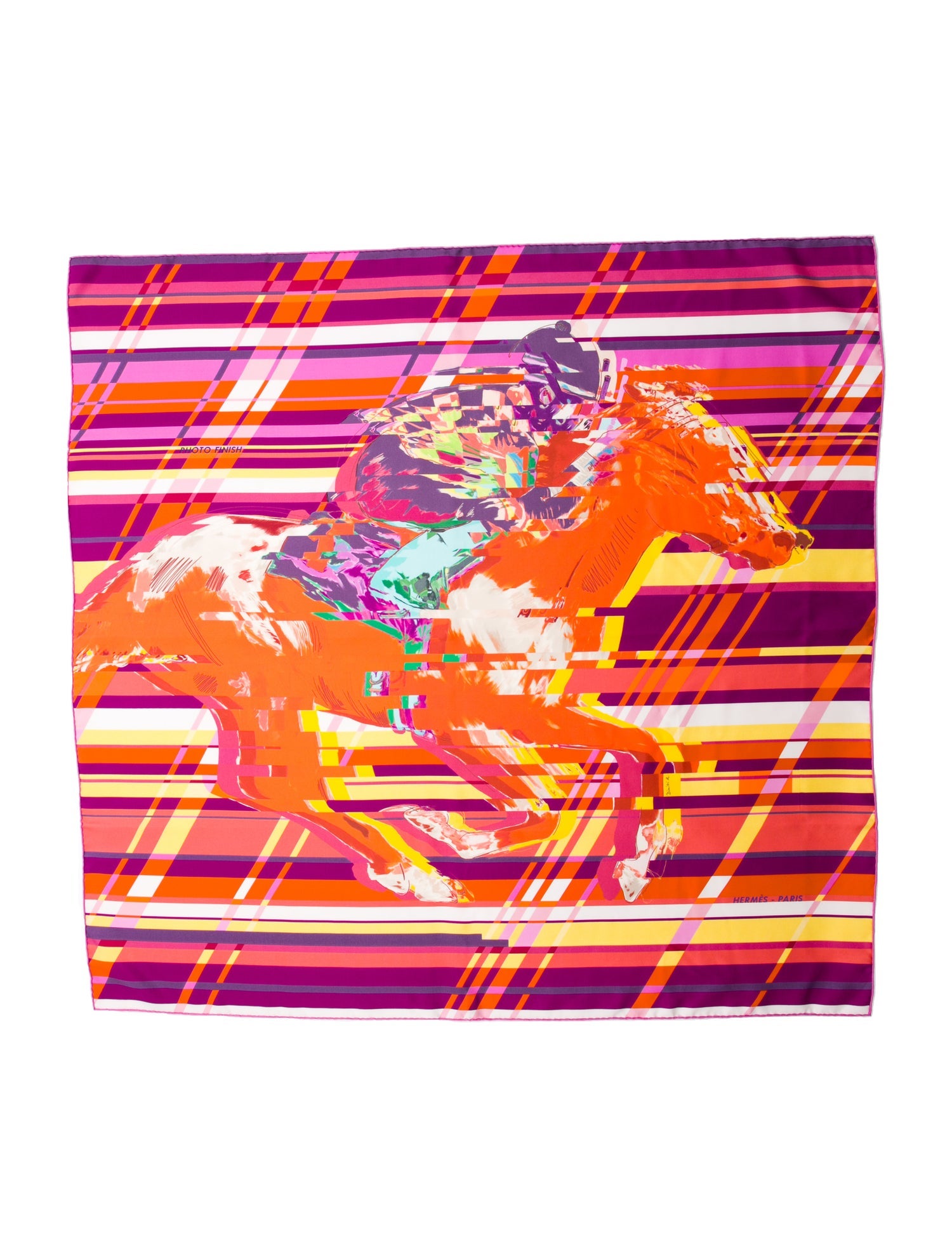 Hermès Photo Finish Silk Scarf