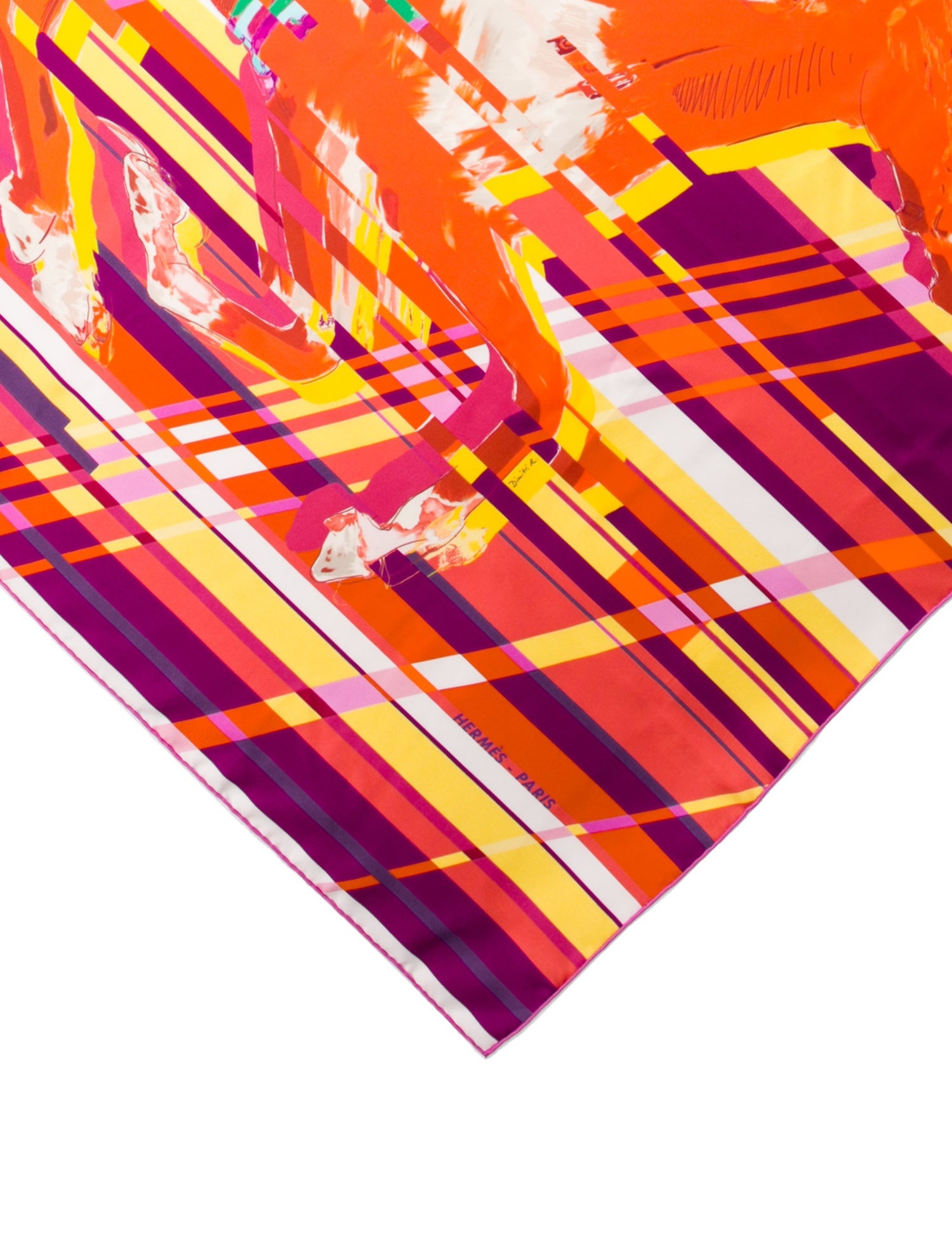 Hermès Photo Finish Silk Scarf