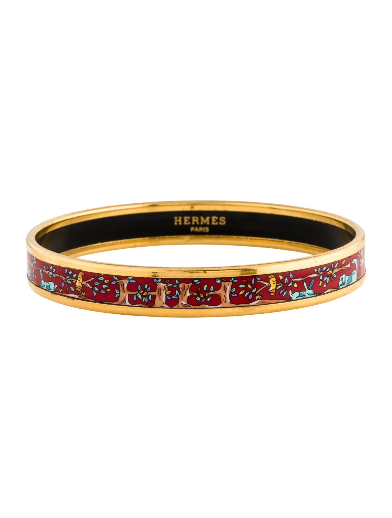 Hermès Narrow Enamel Bangle
