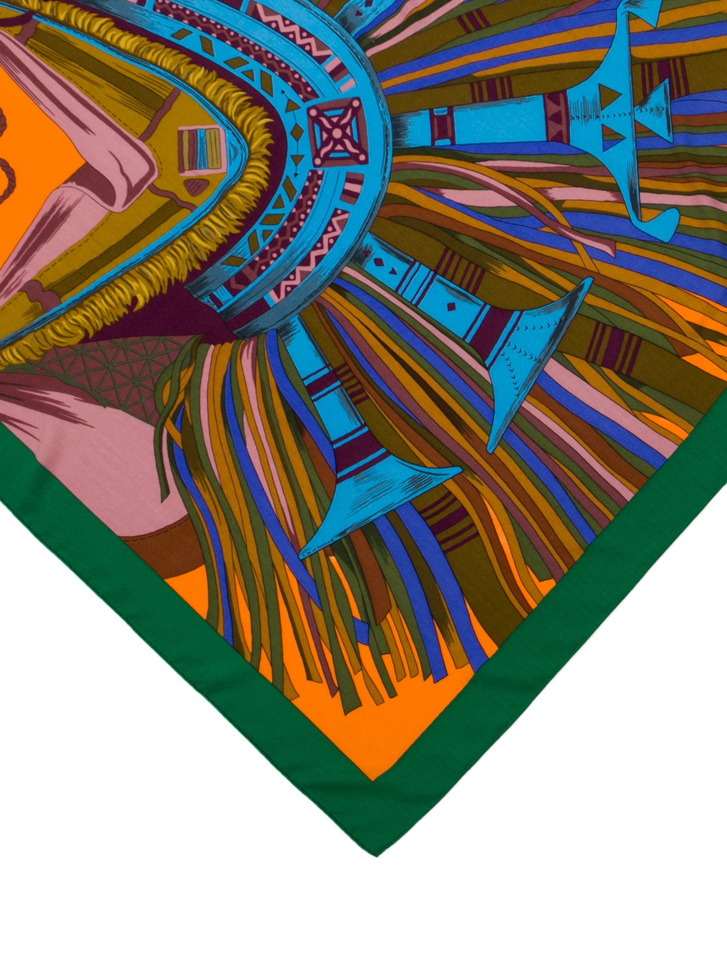 Hermès Cuirs Du Desert II Cashmere Shawl