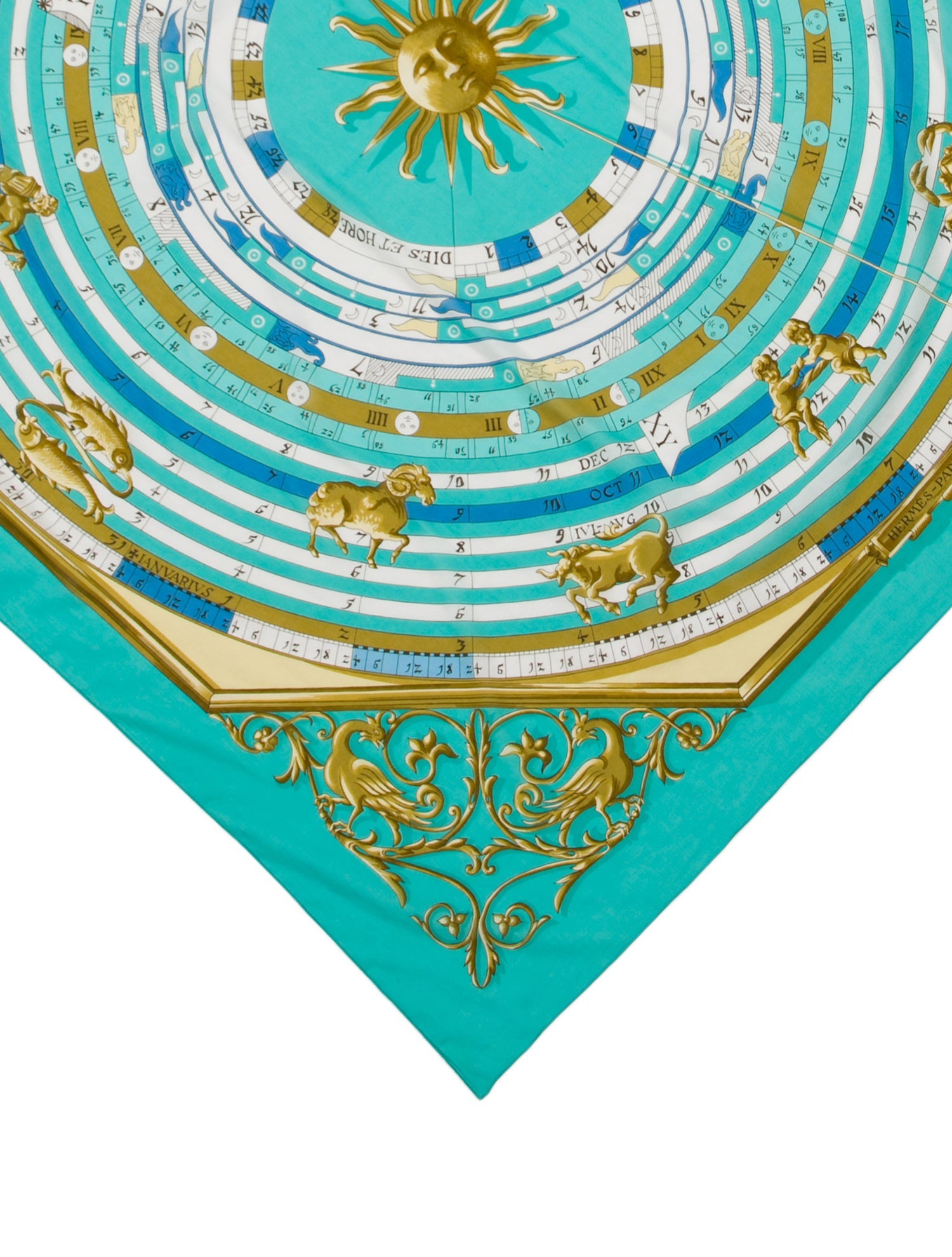 Hermès Dies Et Hore Canvas Pareo