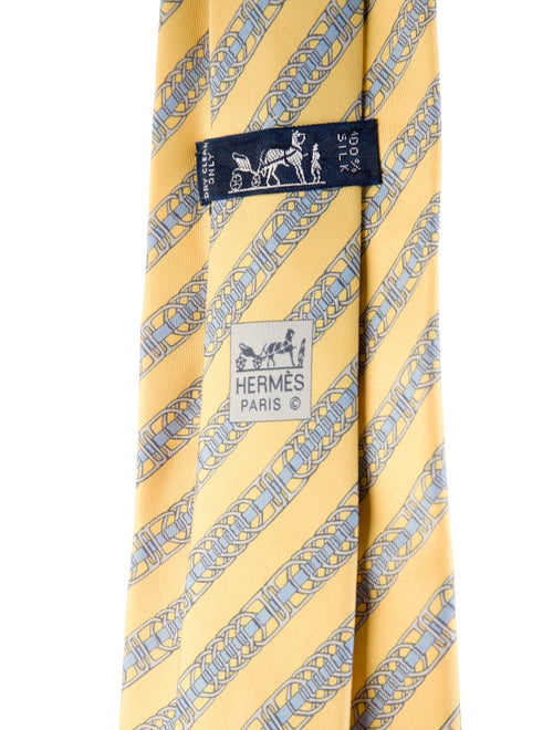 Hermès Patterned Tie
