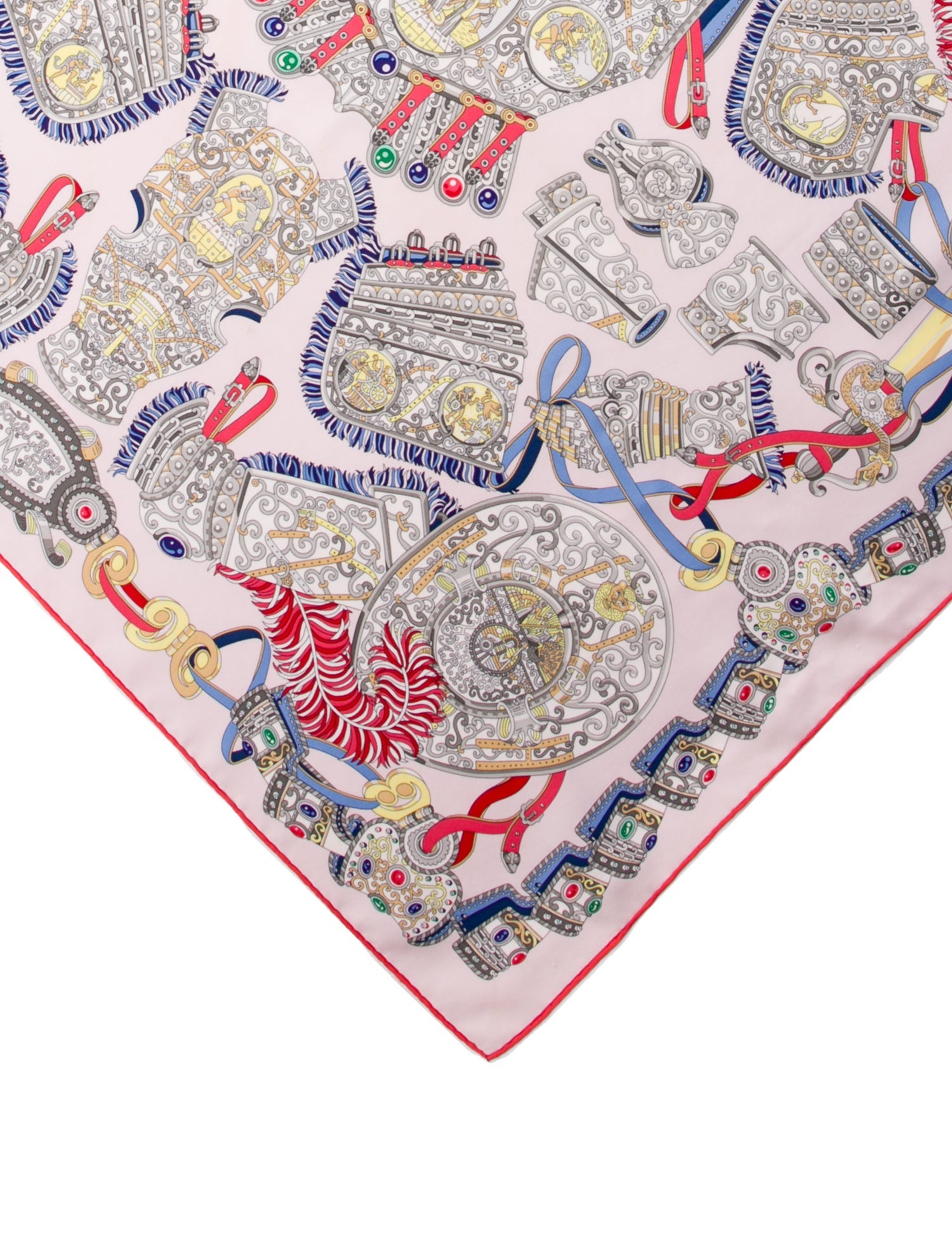 Hermès Sous L'Egide de Mars Silk Scarf