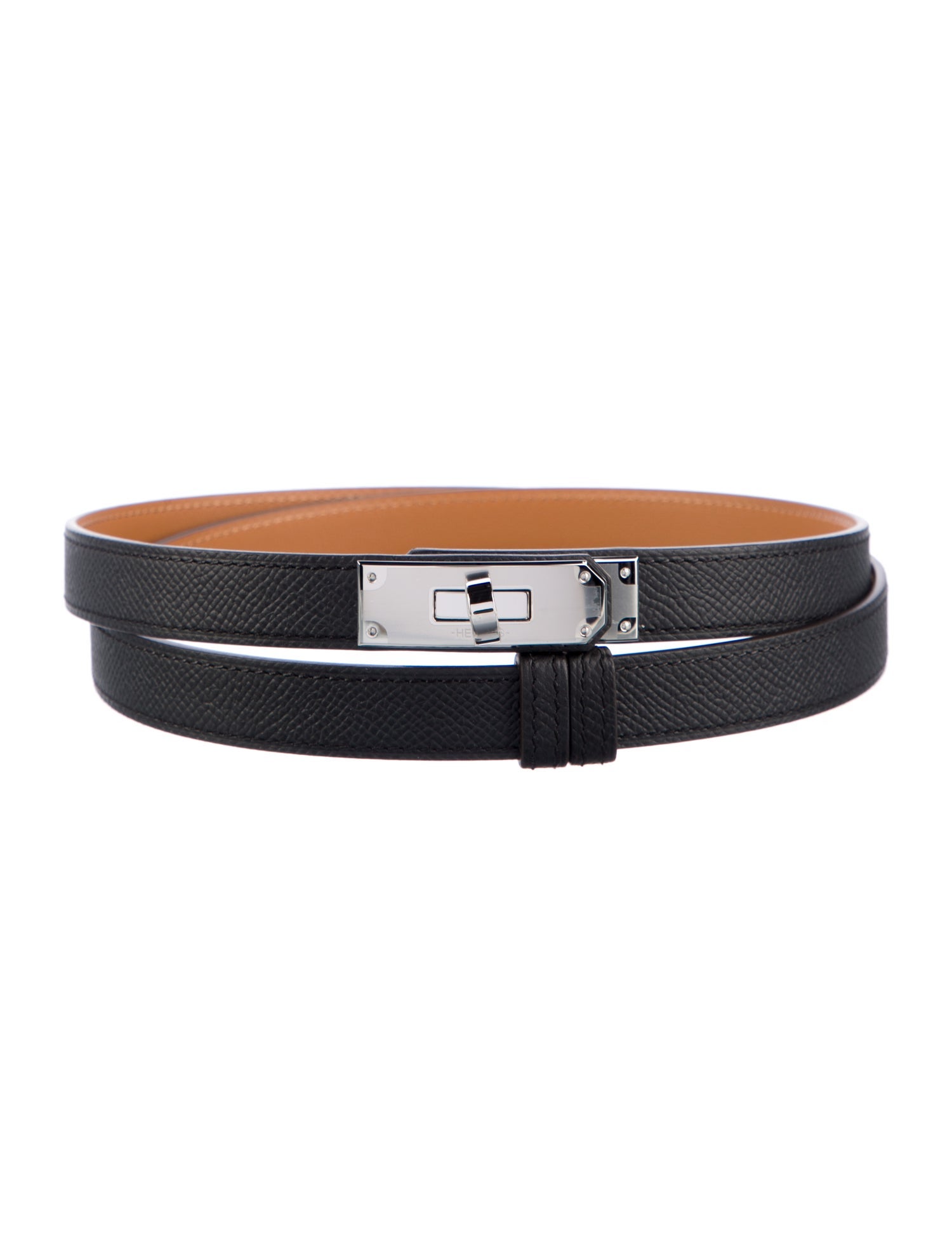 Hermès 18 mm Epsom Leather Kelly Belt