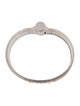 Hermès Lizard Wide Hinged Bangle Bracelet