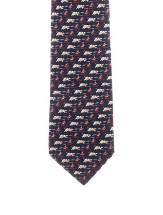 Hermès Patterned Tie