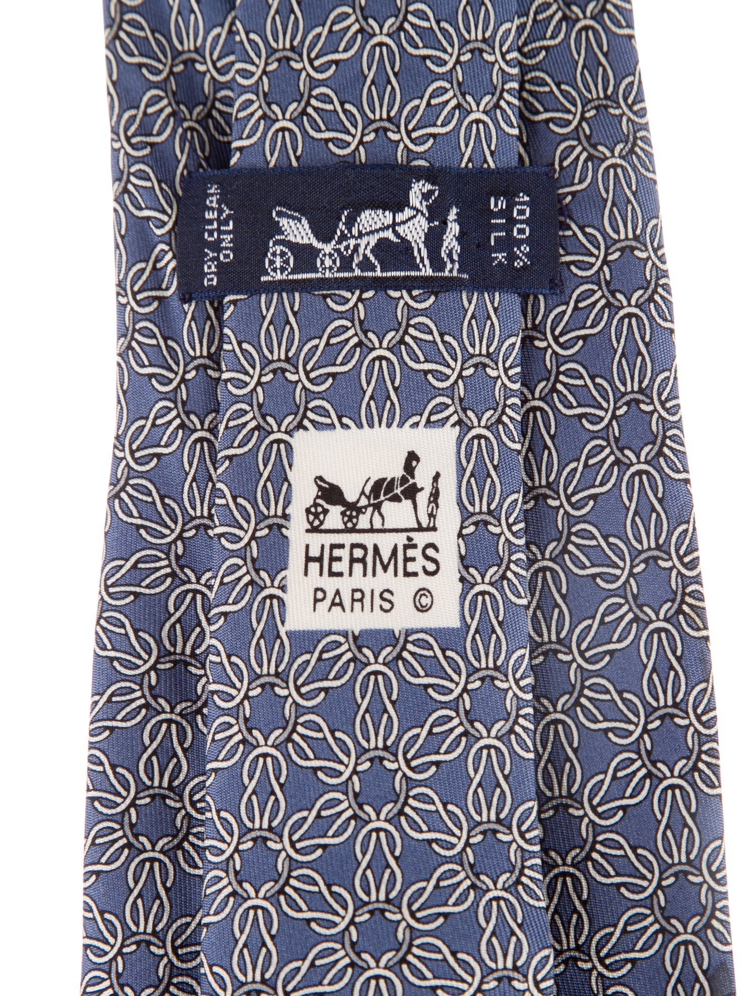 Hermès Silk pattern tie