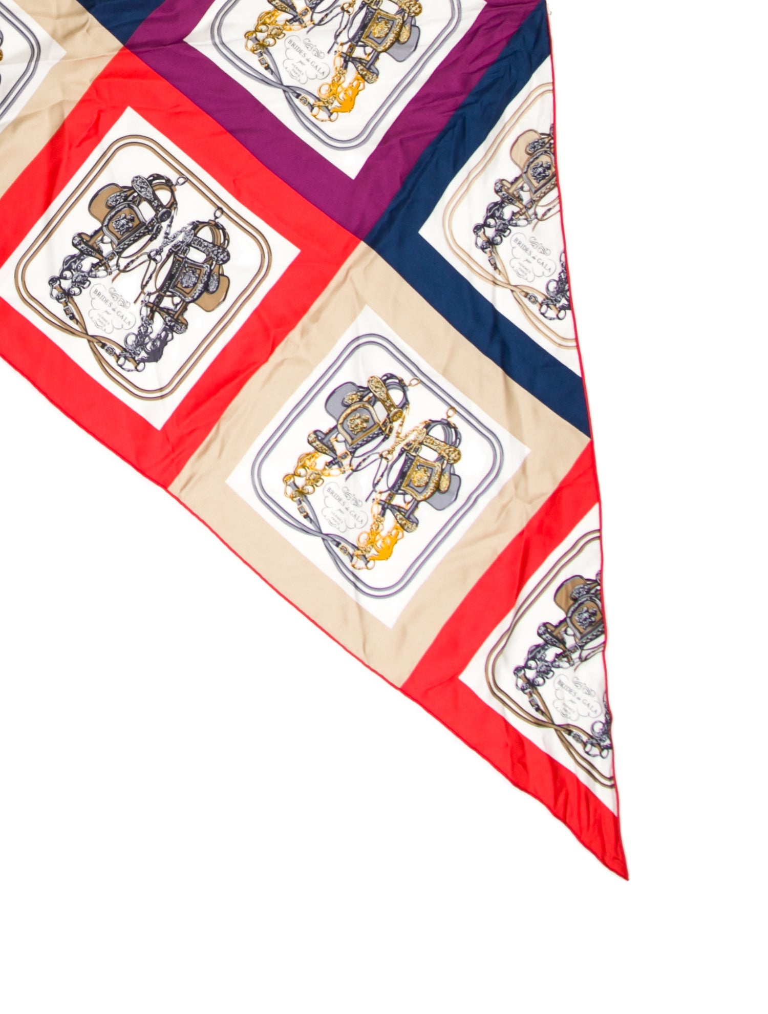 Hermès Mini Brides de Gala Giant Silk Triangle Scarf