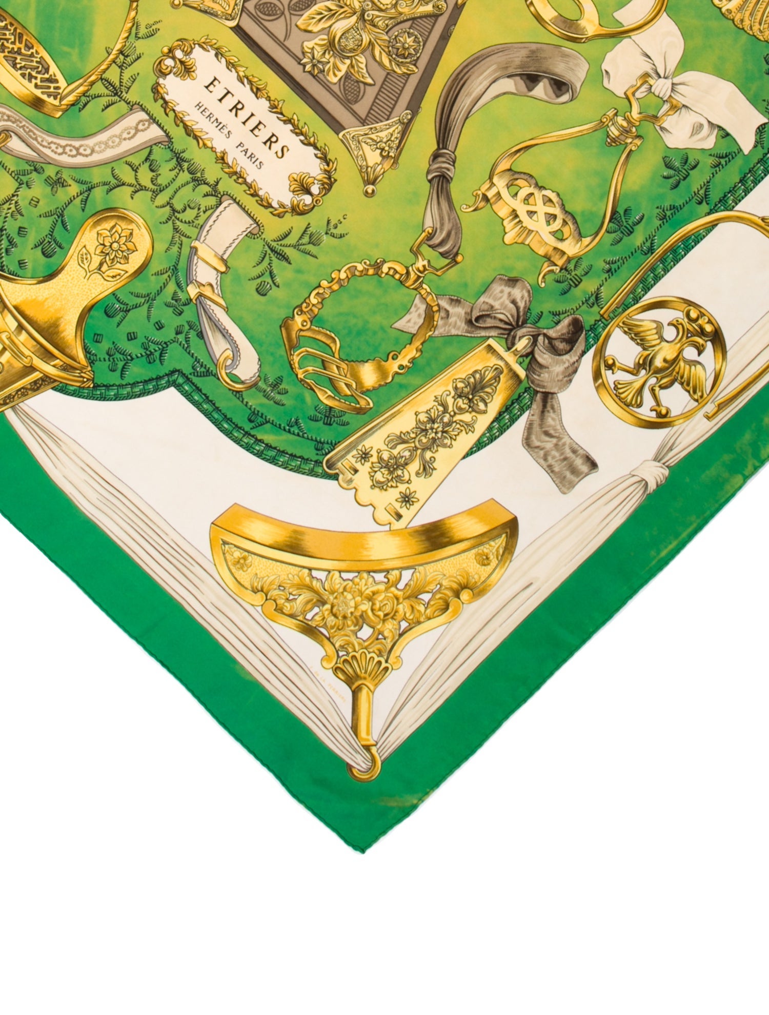 Hermès Etriers Silk Scarf