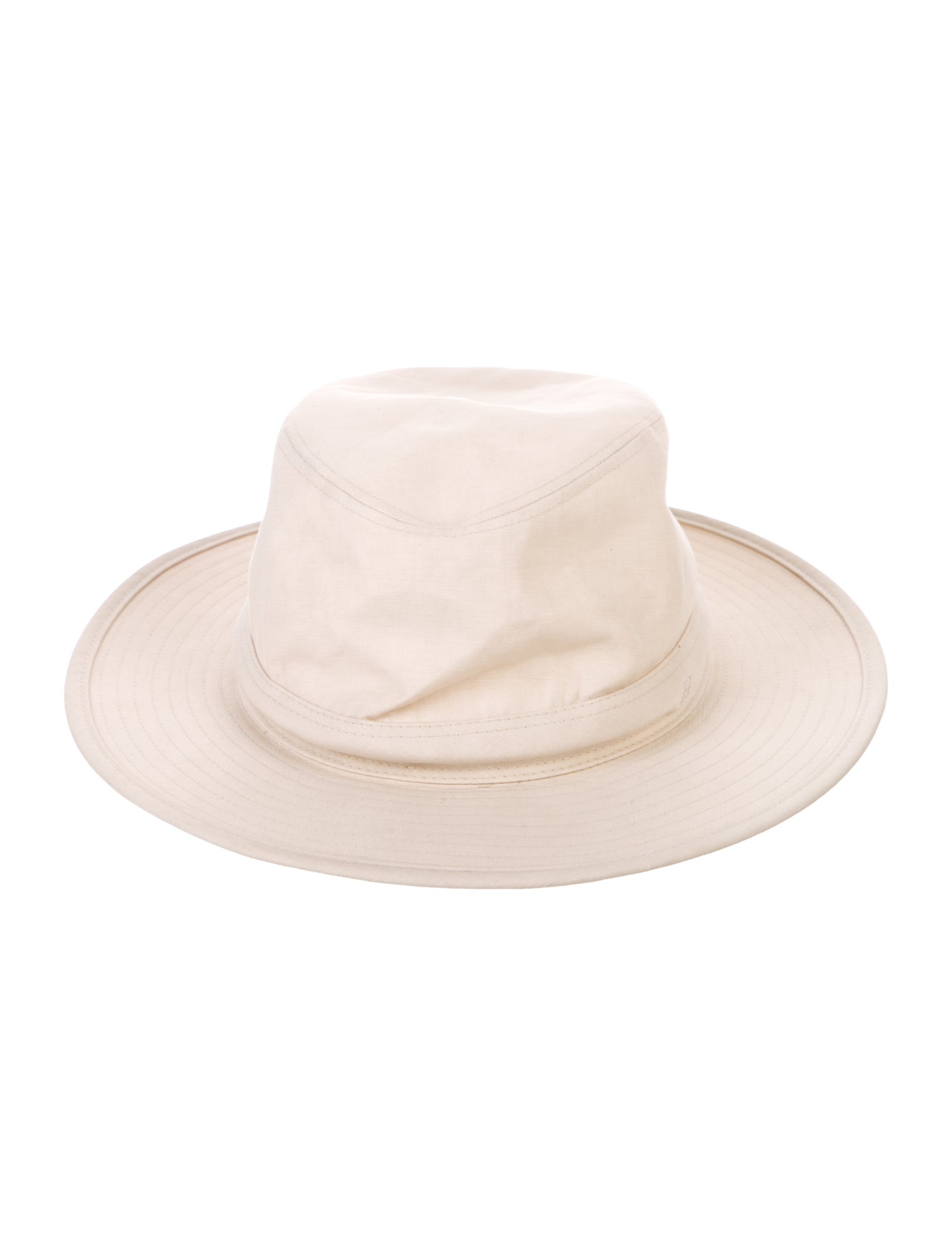 Hermès Linen-Blend Wide Fedora