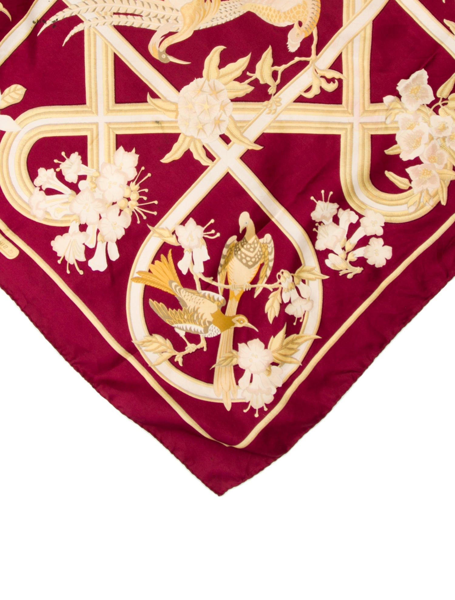 Hermès Caraïbes Silk Scarf