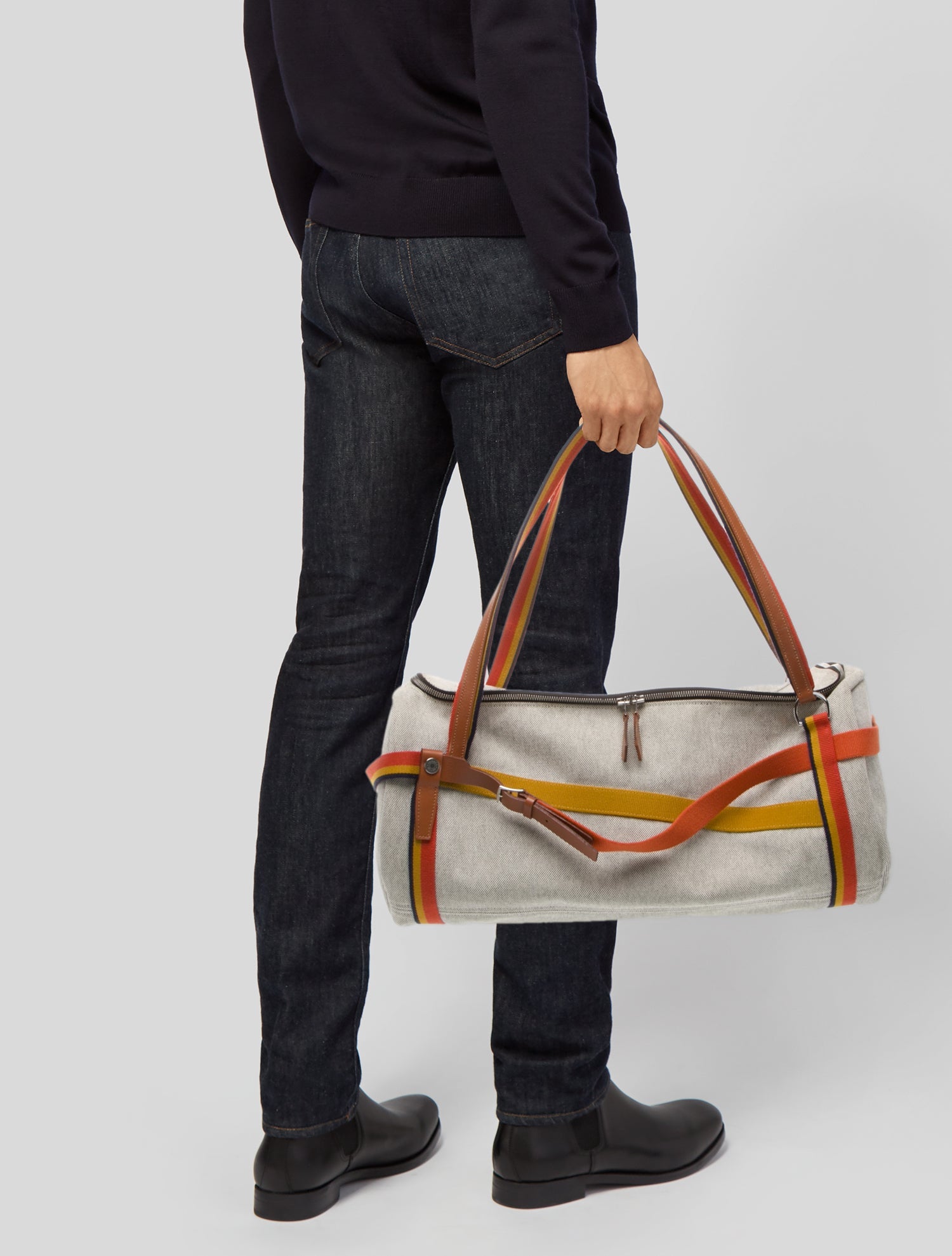 Hermès Toile Bridleback 50